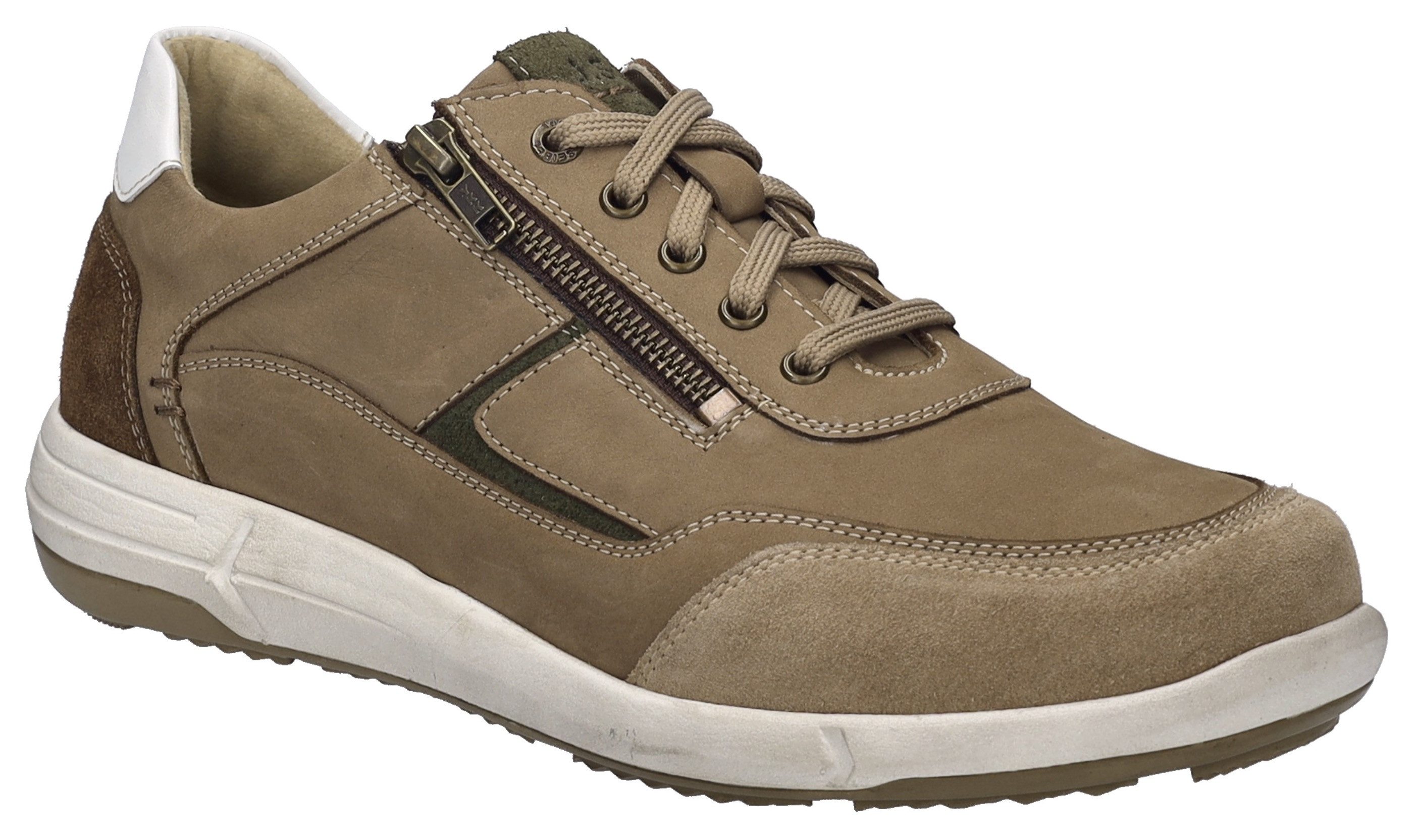 Josef Seibel Enrico 33 Sneaker, Schnürschuh, Komfortschuh, Freizeitschuh mit Reißverschluss