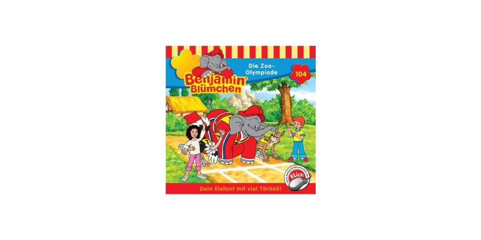 Hörspiel-CD Benjamin Blümchen 104 - Die Zoo-Olympiade