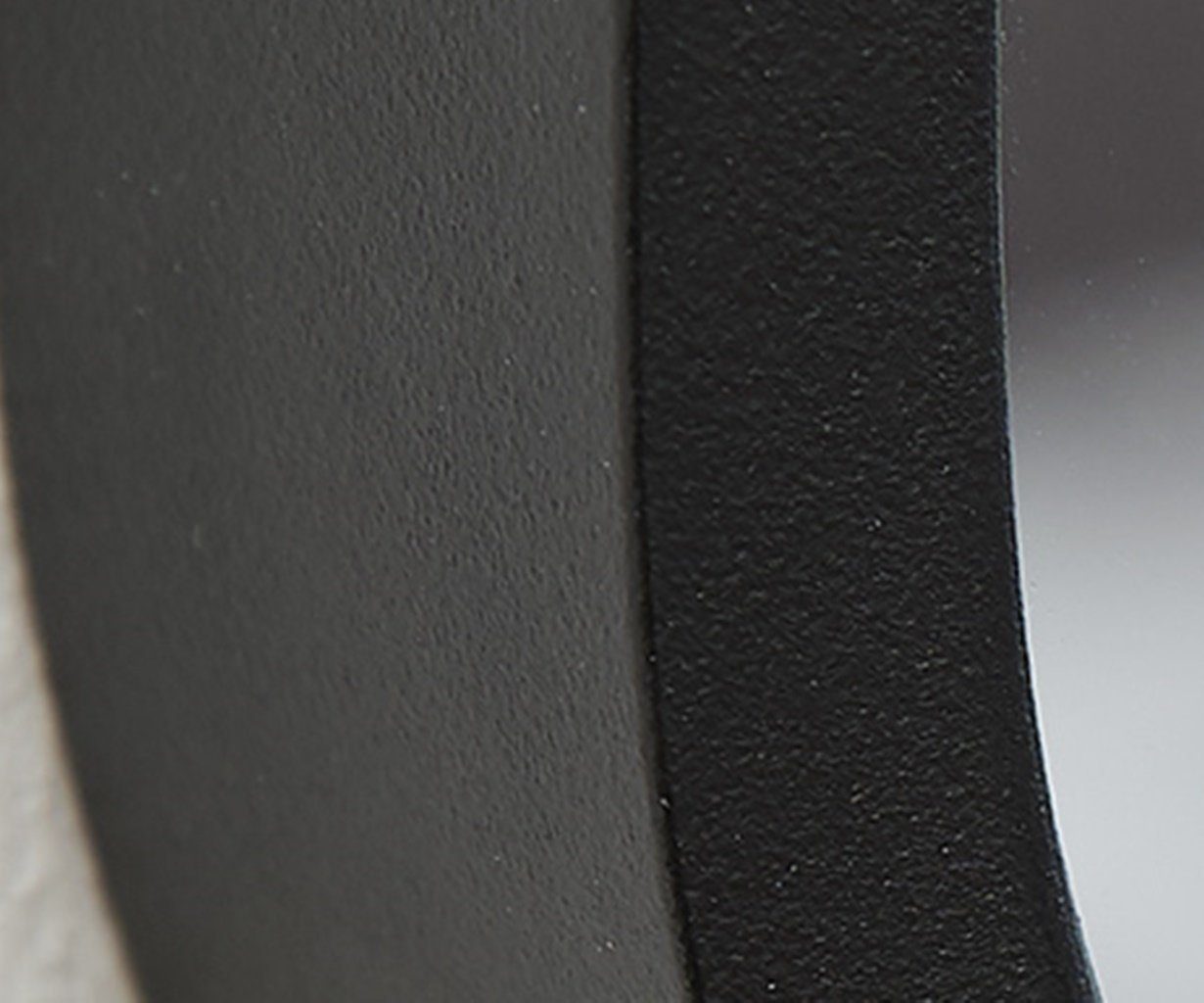 Dübel), und schwarz Terra 50x40x3 Spiegel Wandspiegel schwarz (schwarz Home Schrauben | Metallrahmen inklusive cm, Schminkspiegel Badezimmerspiegel Flurspiegel