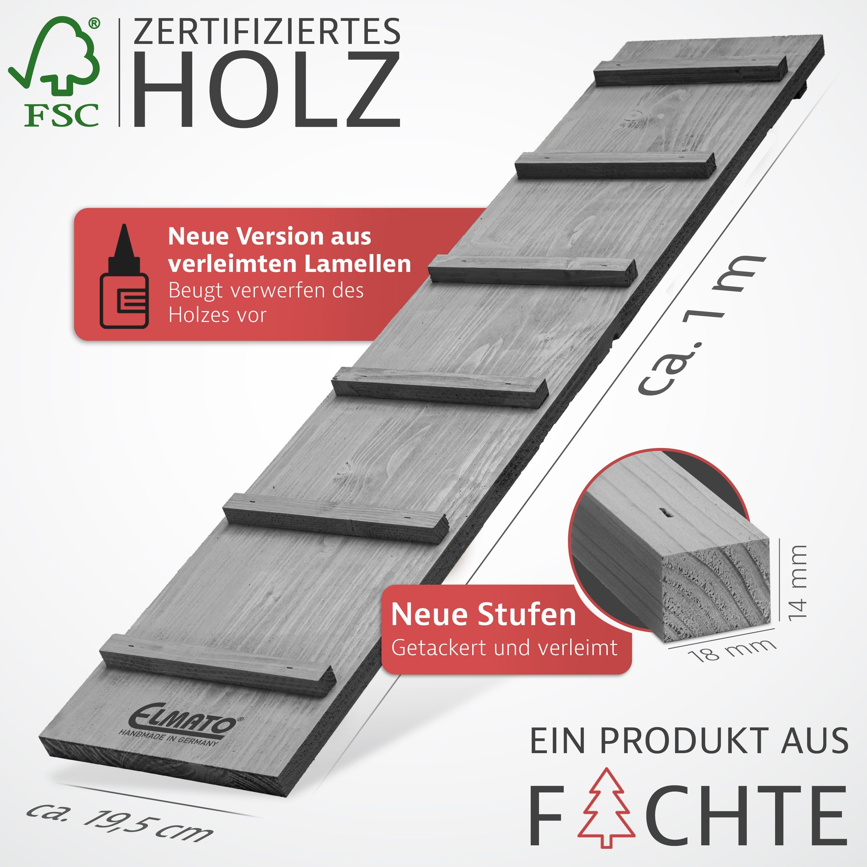 ELMATO Haustiertreppe Elmato 13026 Katzentreppe wetterfest günstig online kaufen