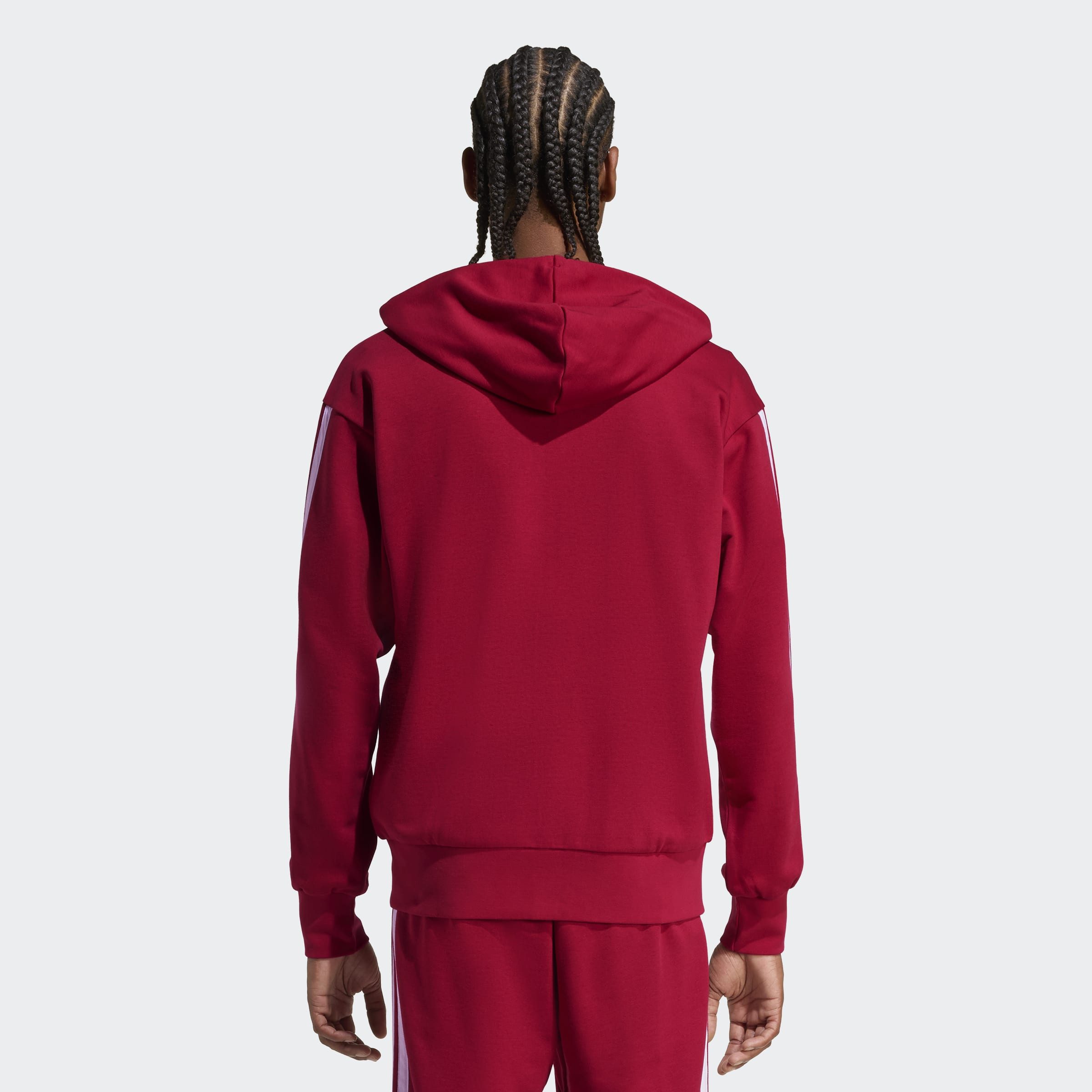 adidas Sportswear Kapuzensweatshirt ESSENTIALS 3-STREIFEN FRENCH TERRY