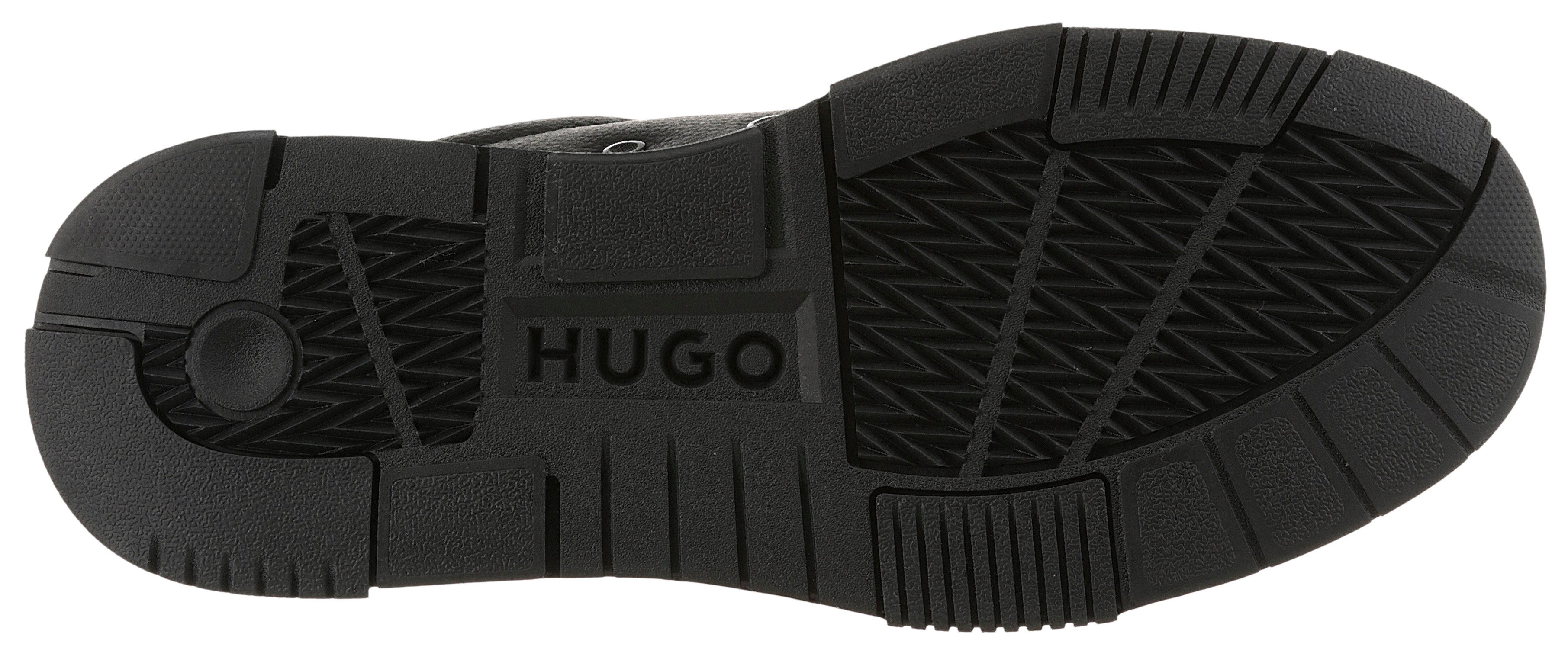 HUGO Yarrow_tenn_grpu Sneaker Schnürschuh, Halbschuh, Freizeitsneaker, gepolsterter Schaftrand