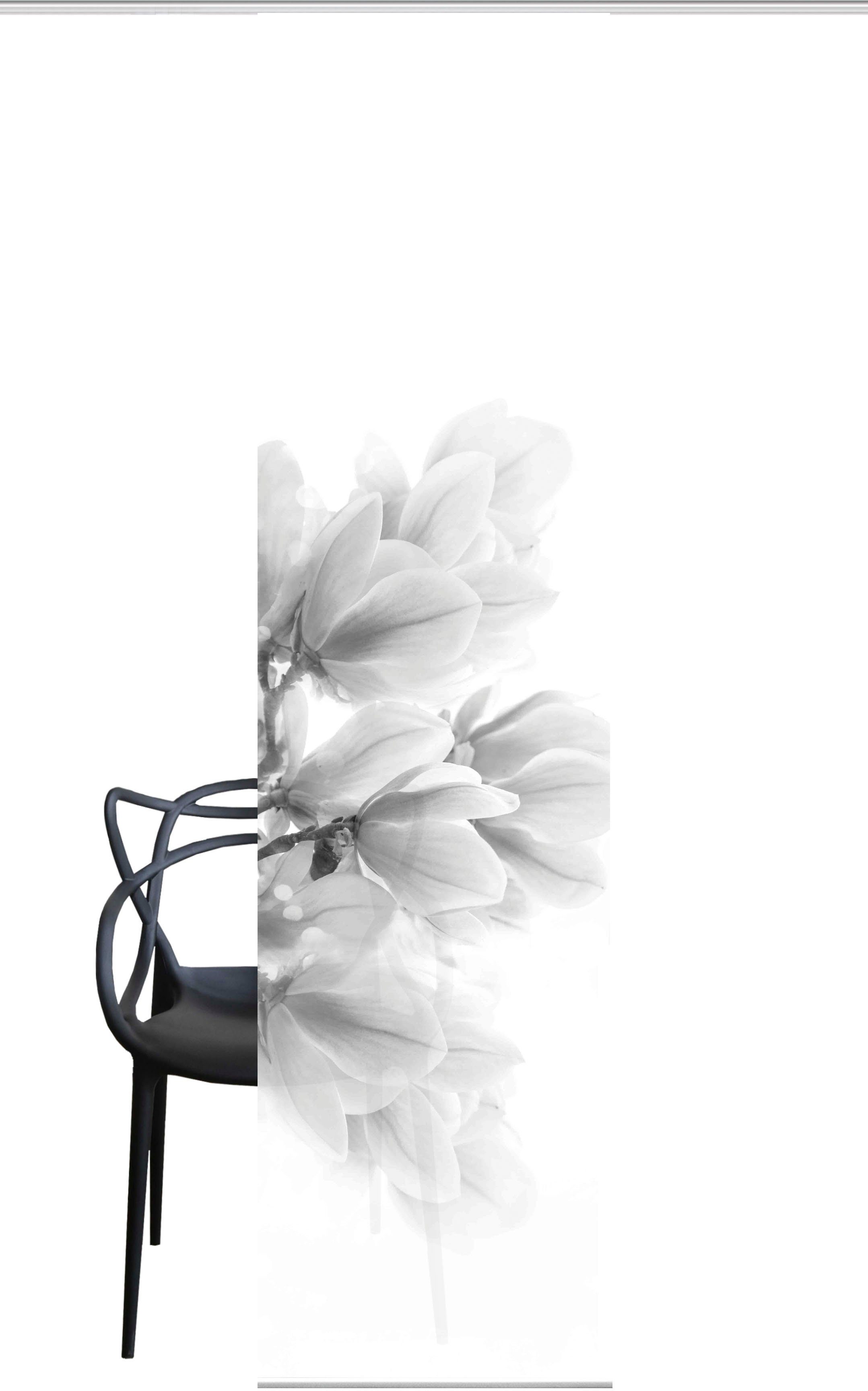 HOME WOHNIDEEN Schiebegardine "KESSI 6er SET" Paneelwagen 6 Stk. tlg. Schie günstig online kaufen