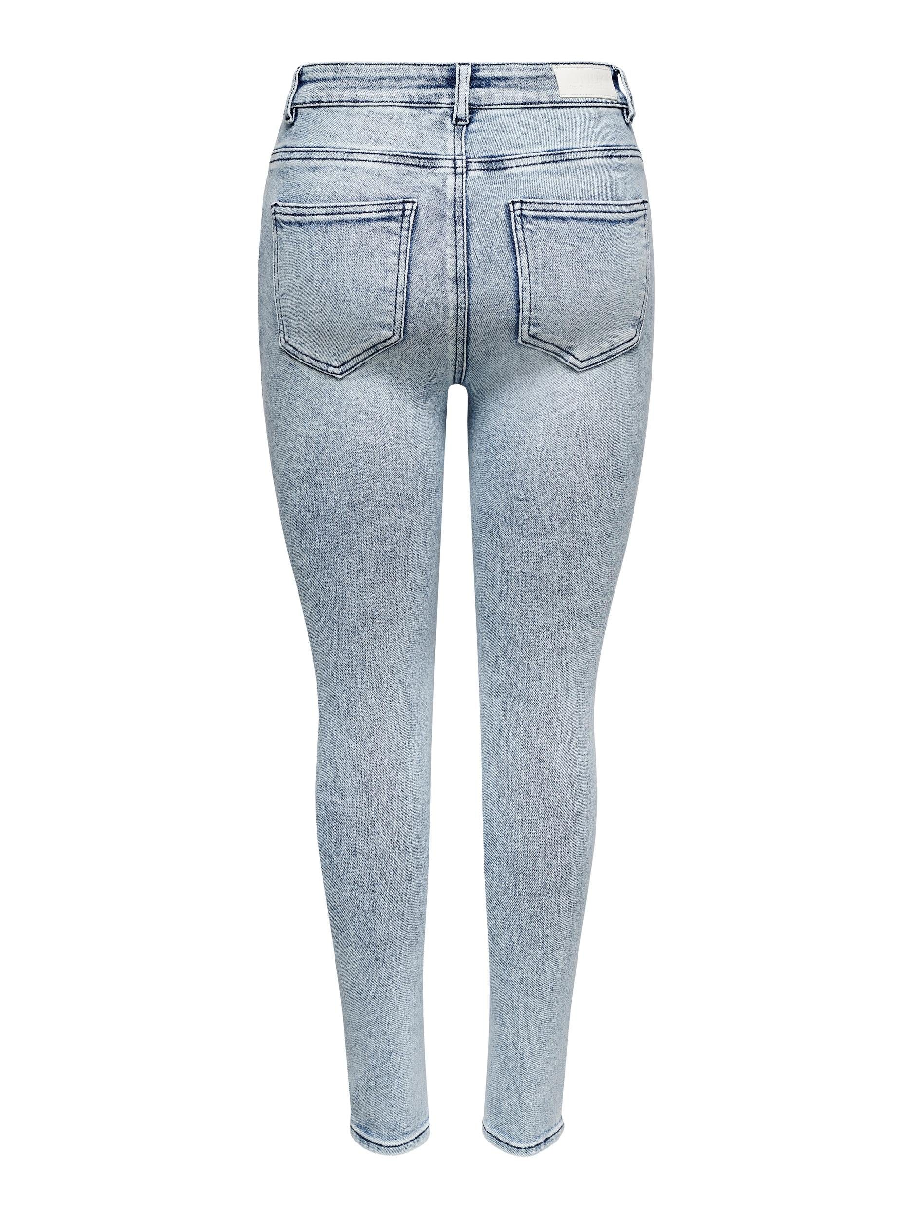 ONLY Skinny-fit-Jeans Damen Hose Jeans Onlmila Life Hw Sk Ank Dnm Bj170 günstig online kaufen