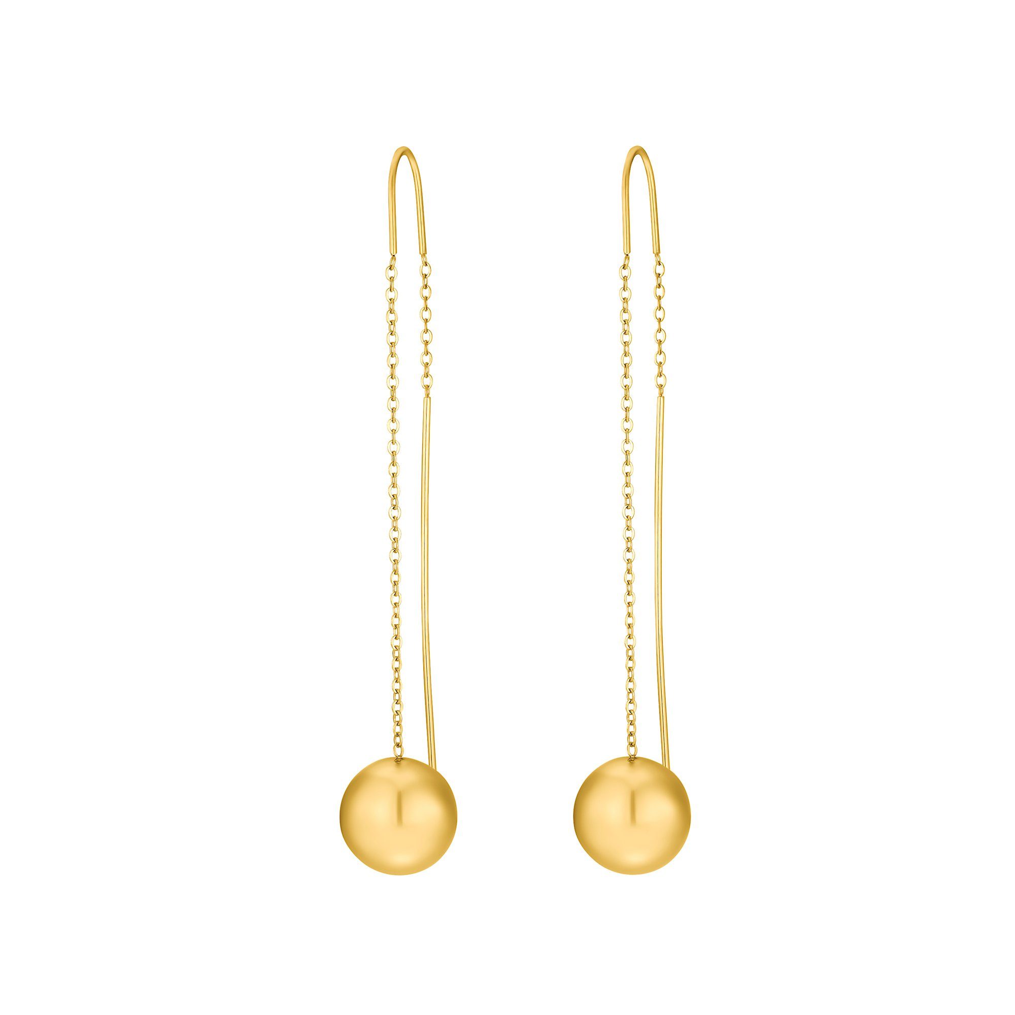 Ohrstecker (Ohrringe, Riana inkl. für Geschenkverpackung), Heideman Frauen goldfarben Ohrring Paar