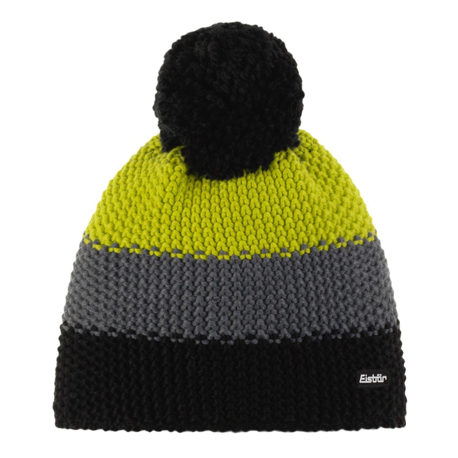 Eisbär Strickmütze (stück) Lime-Schwarz | Strickmützen