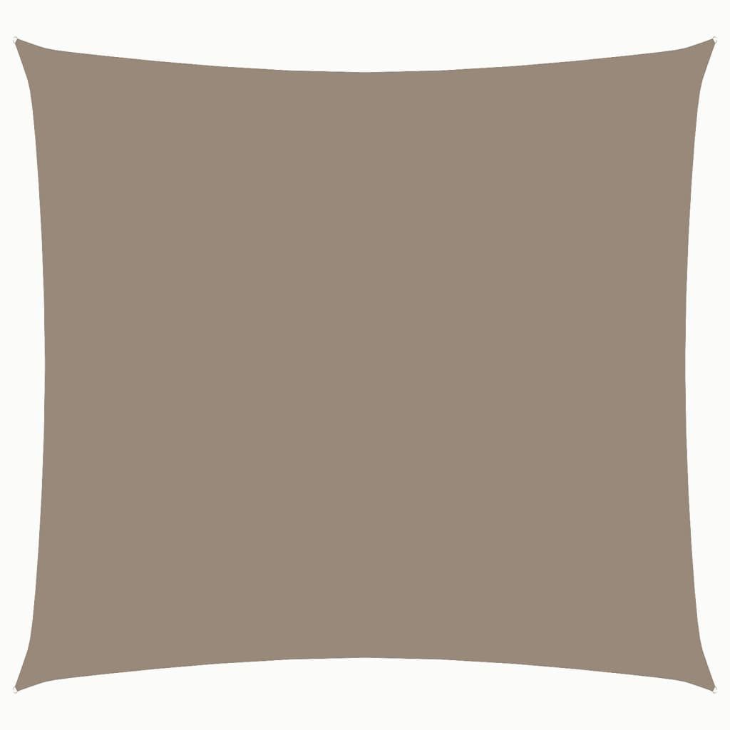 furnicato Sonnensegel 2x2 m Taupe aus PU-beschichtetem Oxford-Gewebe, (1-tlg)
