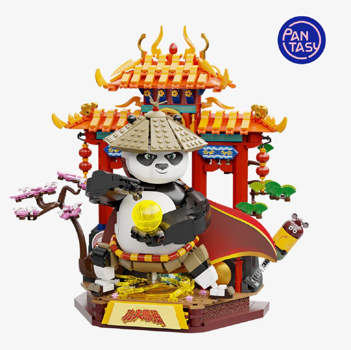 Pantasy Pantasy 86509 KungFu Panda Dragon Warrior 1.262 Teile Klemmbausteine Konstruktions-Spielset, (1262 St)