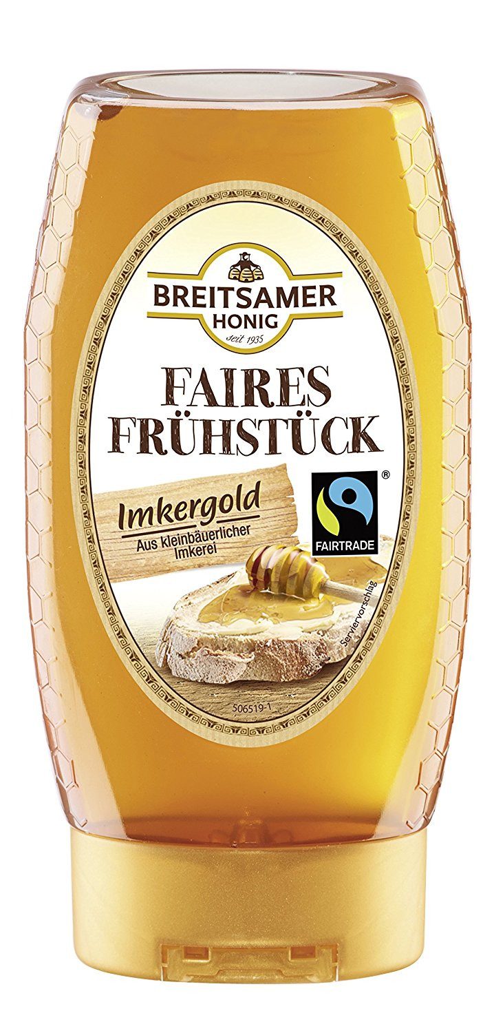 Breitsamer Honig Honig, Breitsamer Faires Fruehstueck Blütenhonig fair und klimaneutral 350g