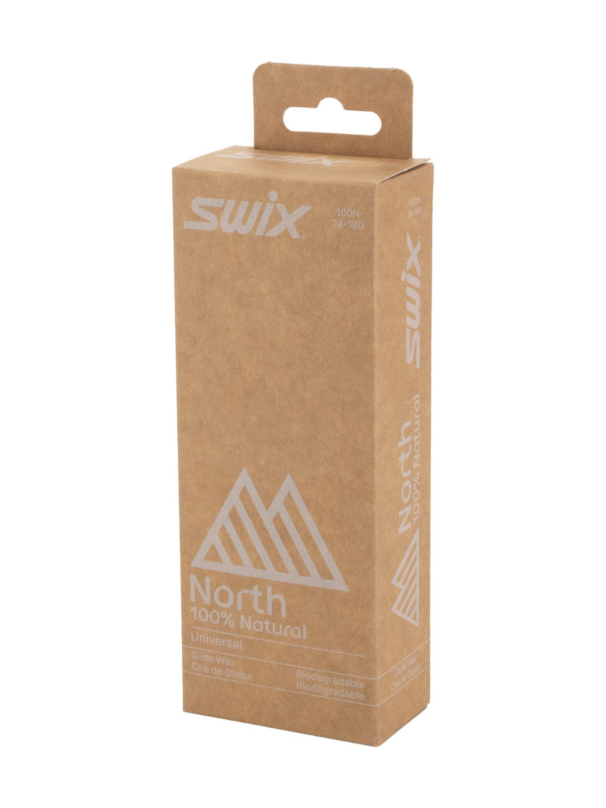 Swix Ski SWIX 100N Natural Wax, 180g Universal Skiwachs, für die Piste