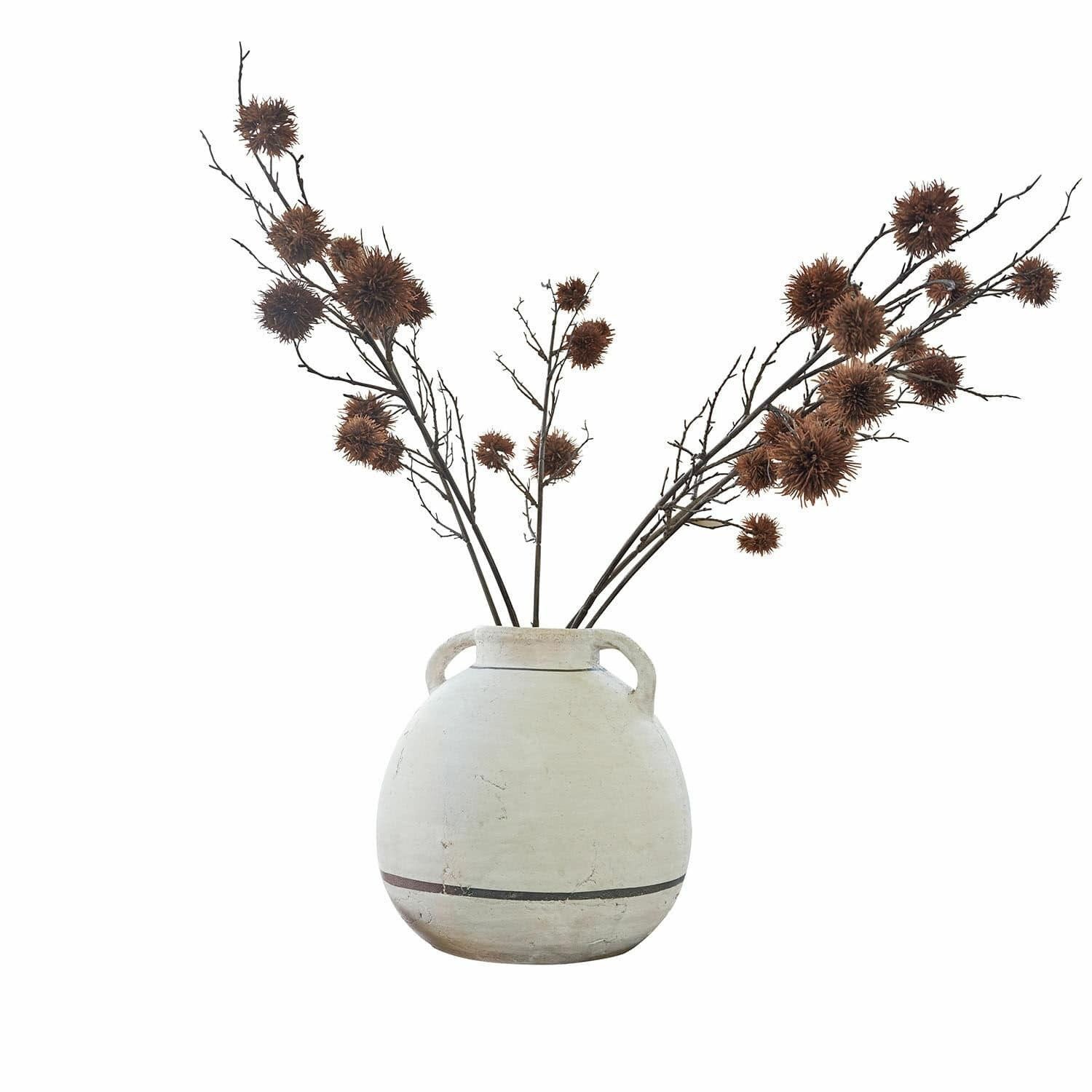 Tischvase Vase Seraphique antikcreme/schwarz