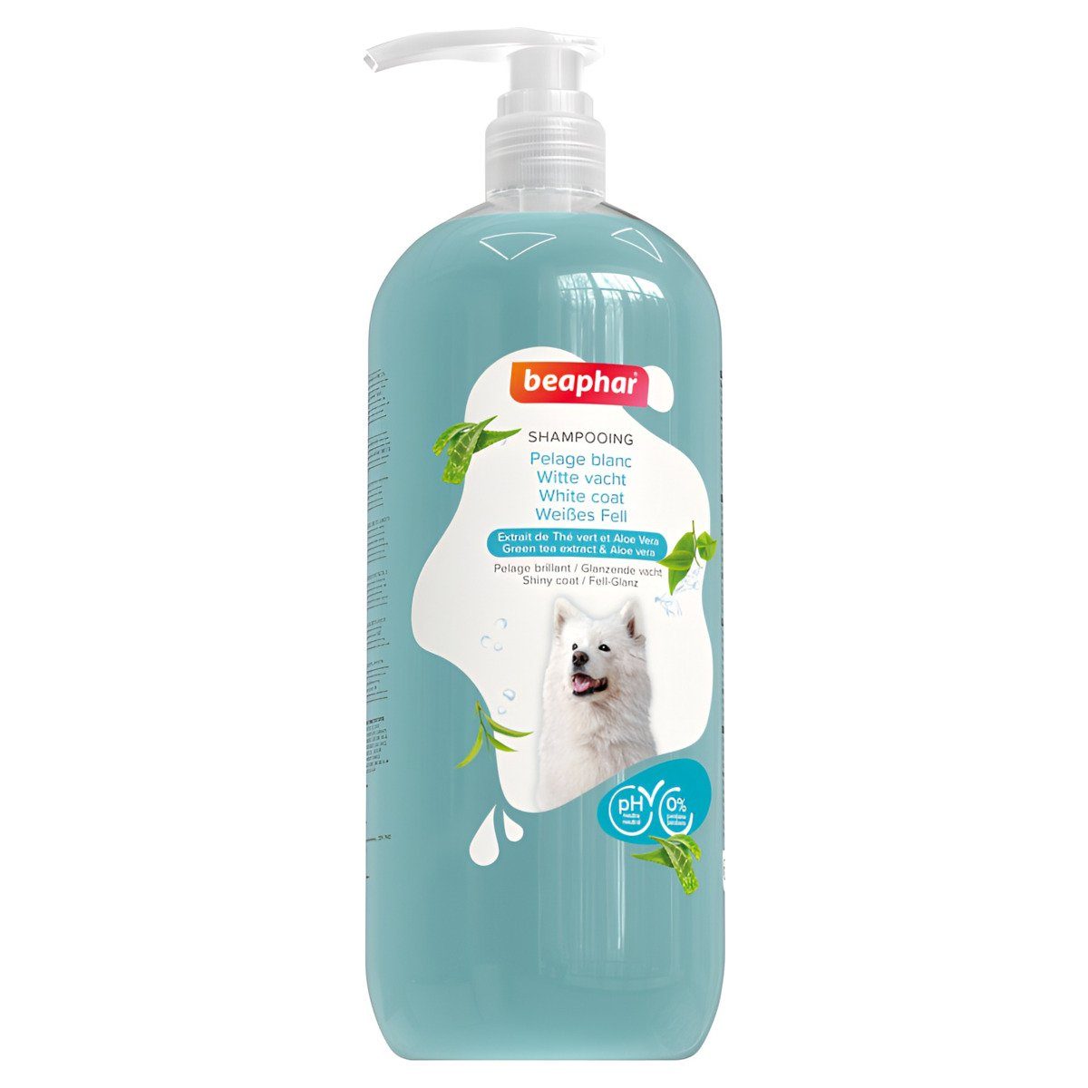 beaphar Tiershampoo Shampoo für weißes Fell 1 l