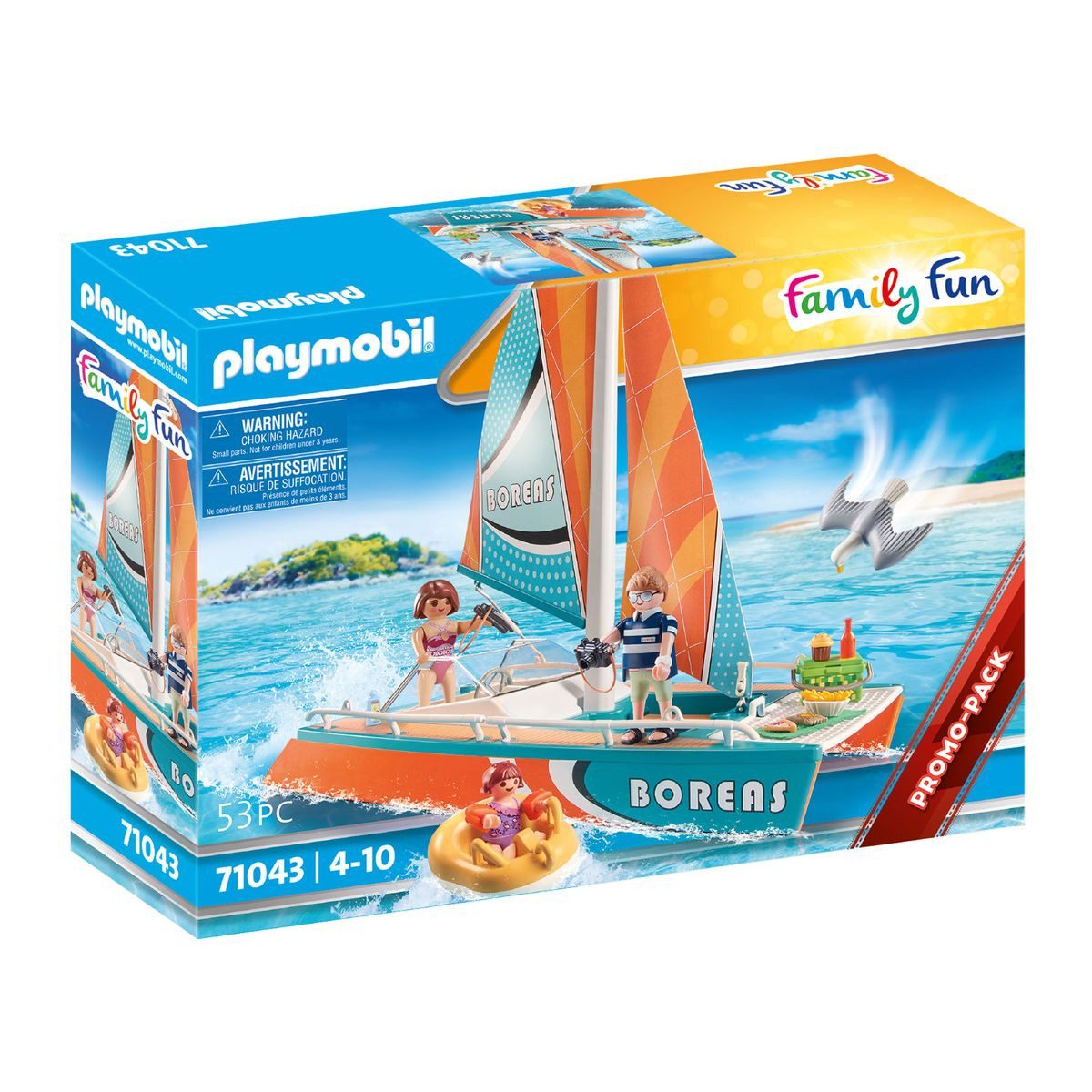 Playmobil® Spielwelt PLAYMOBIL® 71043 - Family Fun - Katamaran