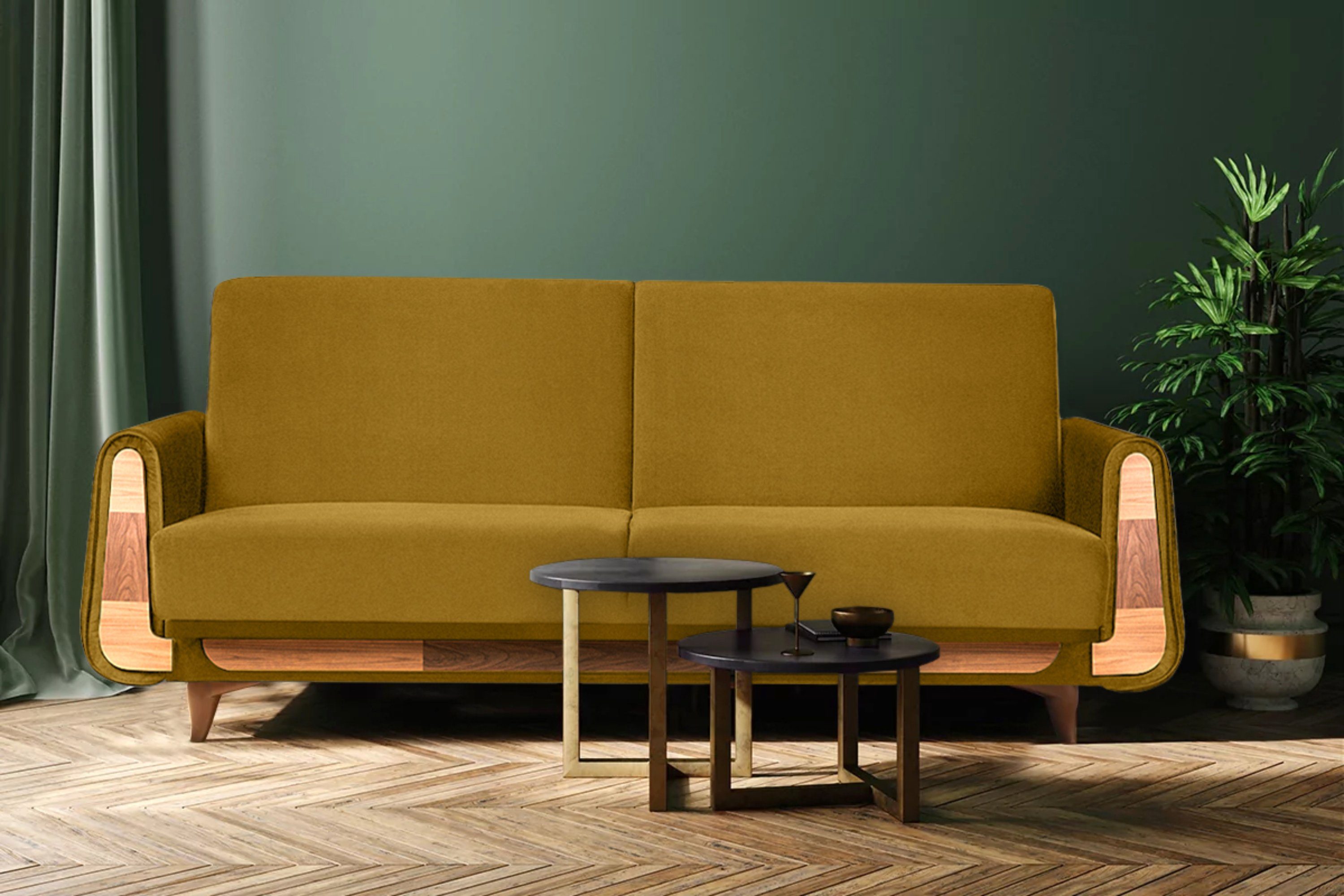 KONSIMO® 3-Sitzer, GUSTAVO, Sofa mit Schlaffunktion, günstig online kaufen