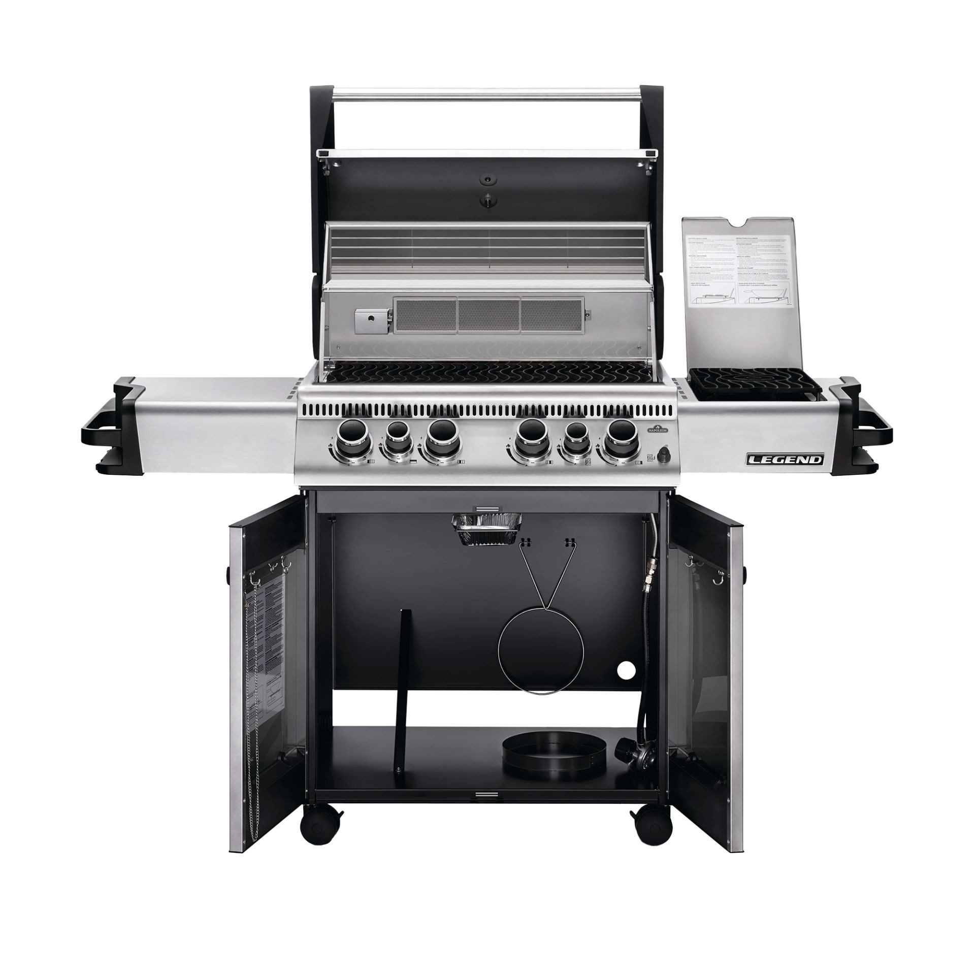 Napoleon Gasgrill Napoleon Legend 485 Edelstahl Gasgrill, mit Sizzle Zone und Heckbrenner