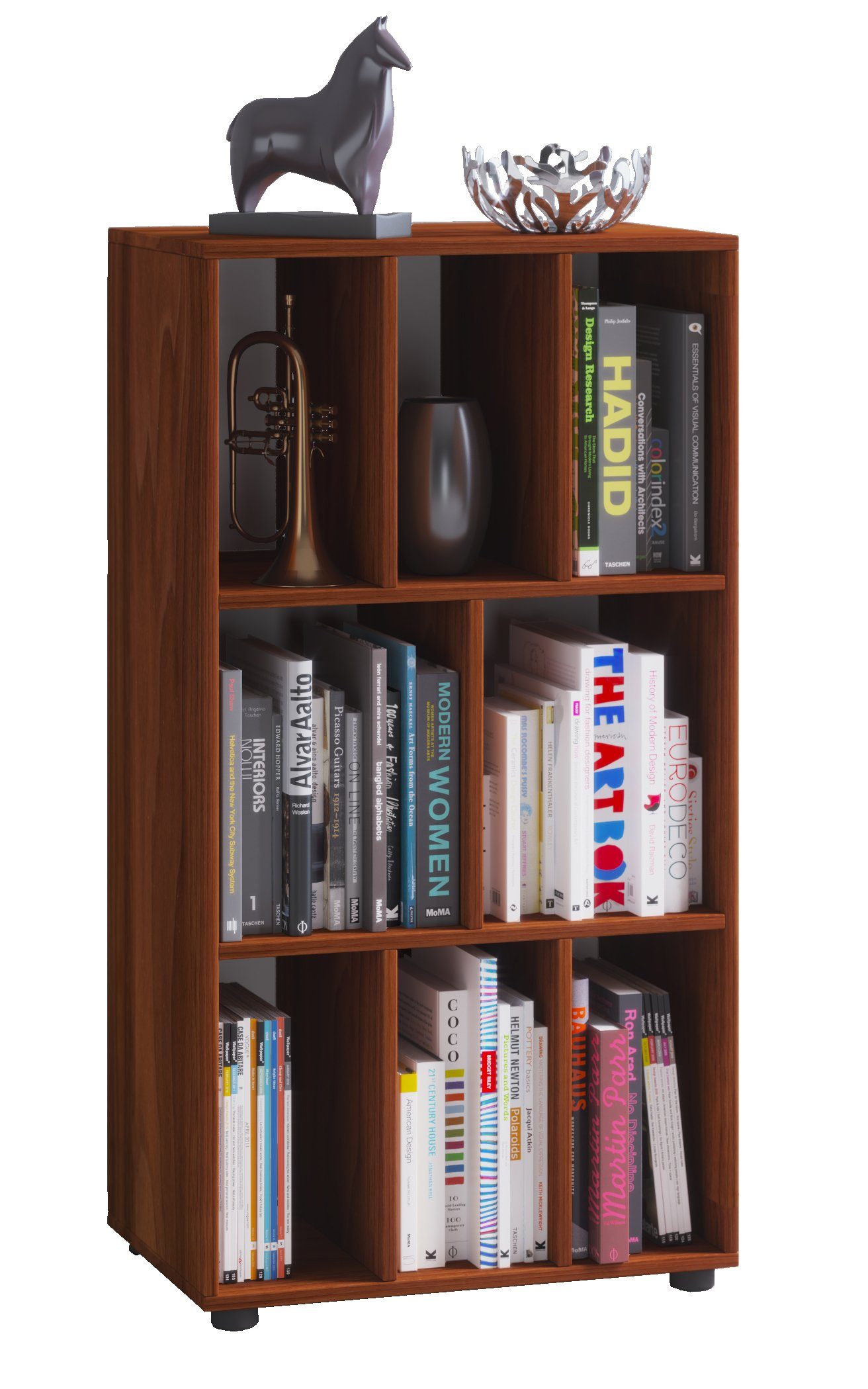 VCM Kommode Holz Schallplatte LP Sideboard Regal Woltino