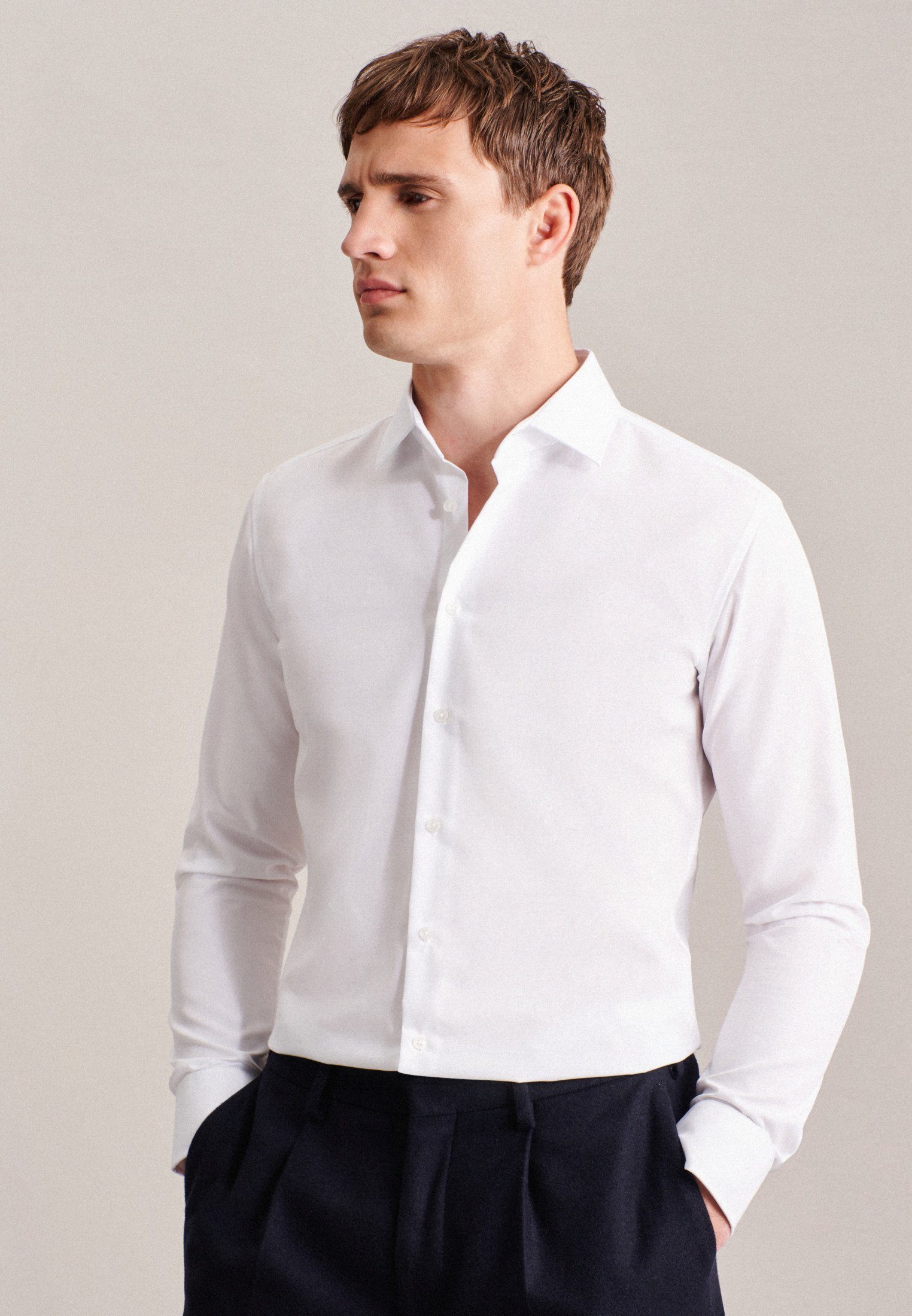 seidensticker Businesshemd Schwarze Rose X-Slim Kentkragen günstig online kaufen