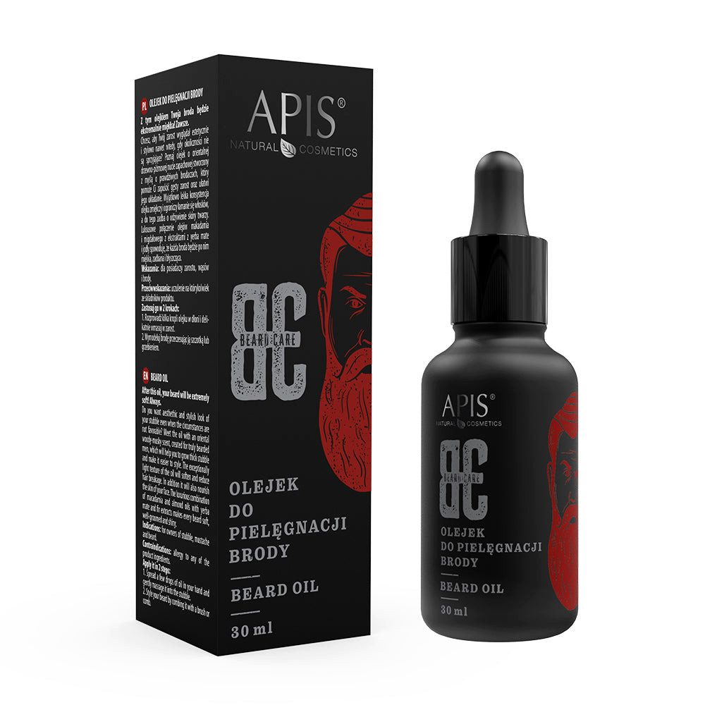 Apis Natural Cosmetics Bartöl APIS BEARD CARE, Bart Pflegeöl, 30ml