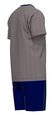 CECEBA Pyjama Herren Schlafanzug mit Knopfleiste (2 tlg) Auch in großen Größen Baumwolle