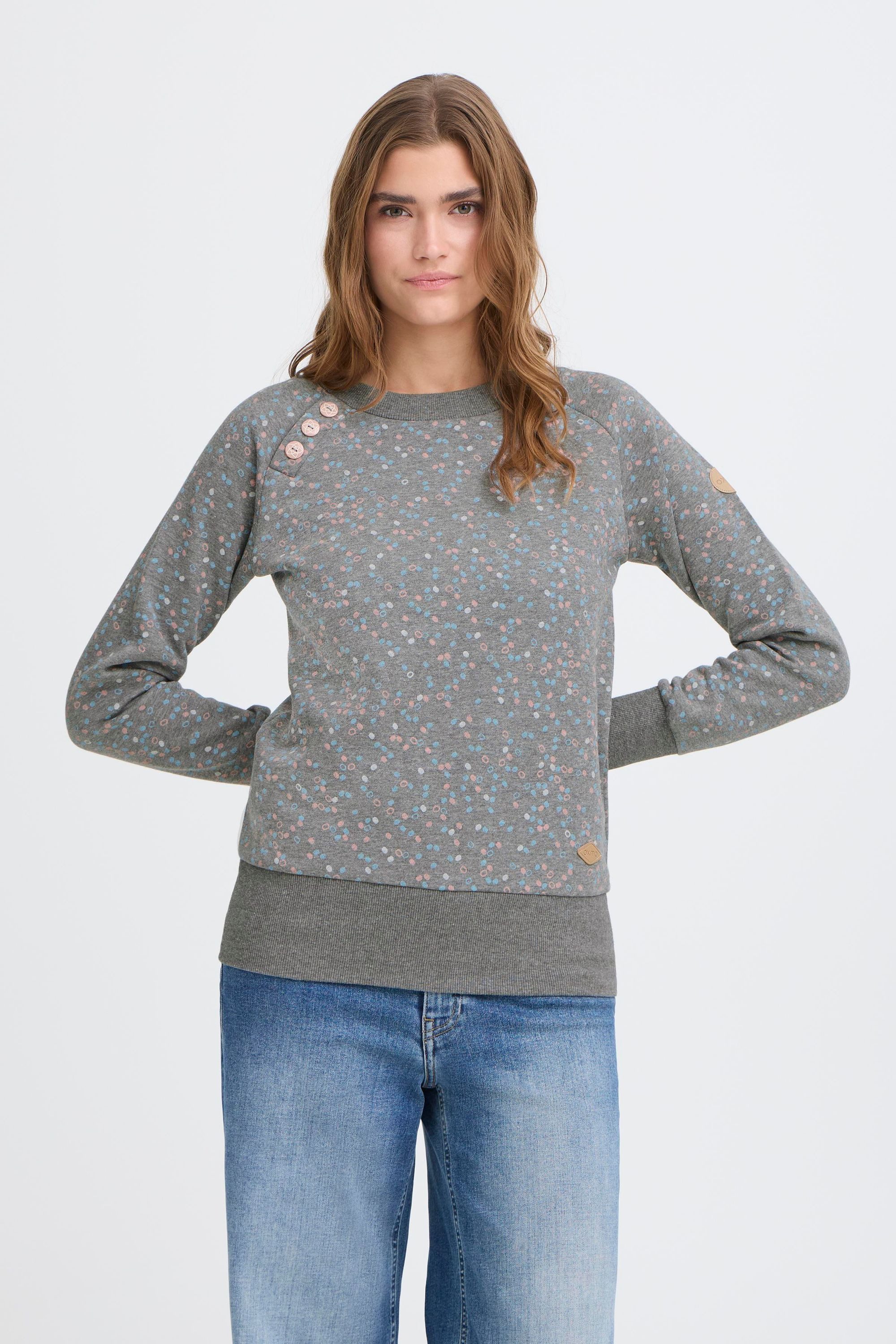 OXMO Sweater OXBea Modisches Sweatshirt