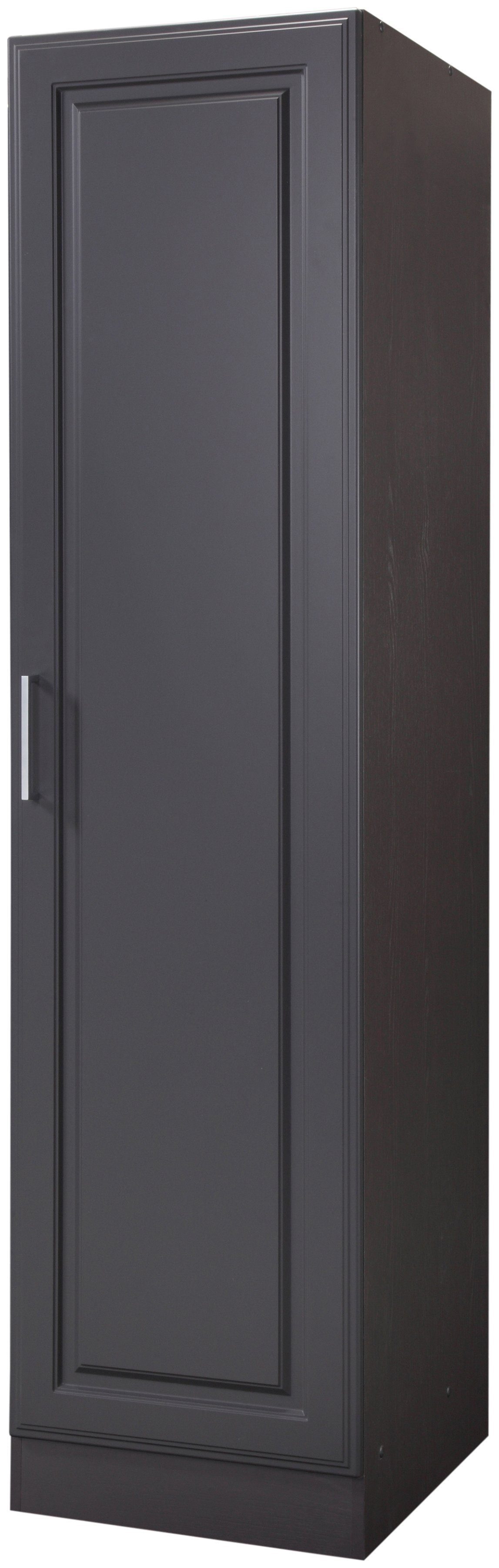KOCHSTATION Seitenschrank KS-Stockholm hochwertige MDF-Fronten, 50 cm breit, 200 cm hoch, viel Stauraum