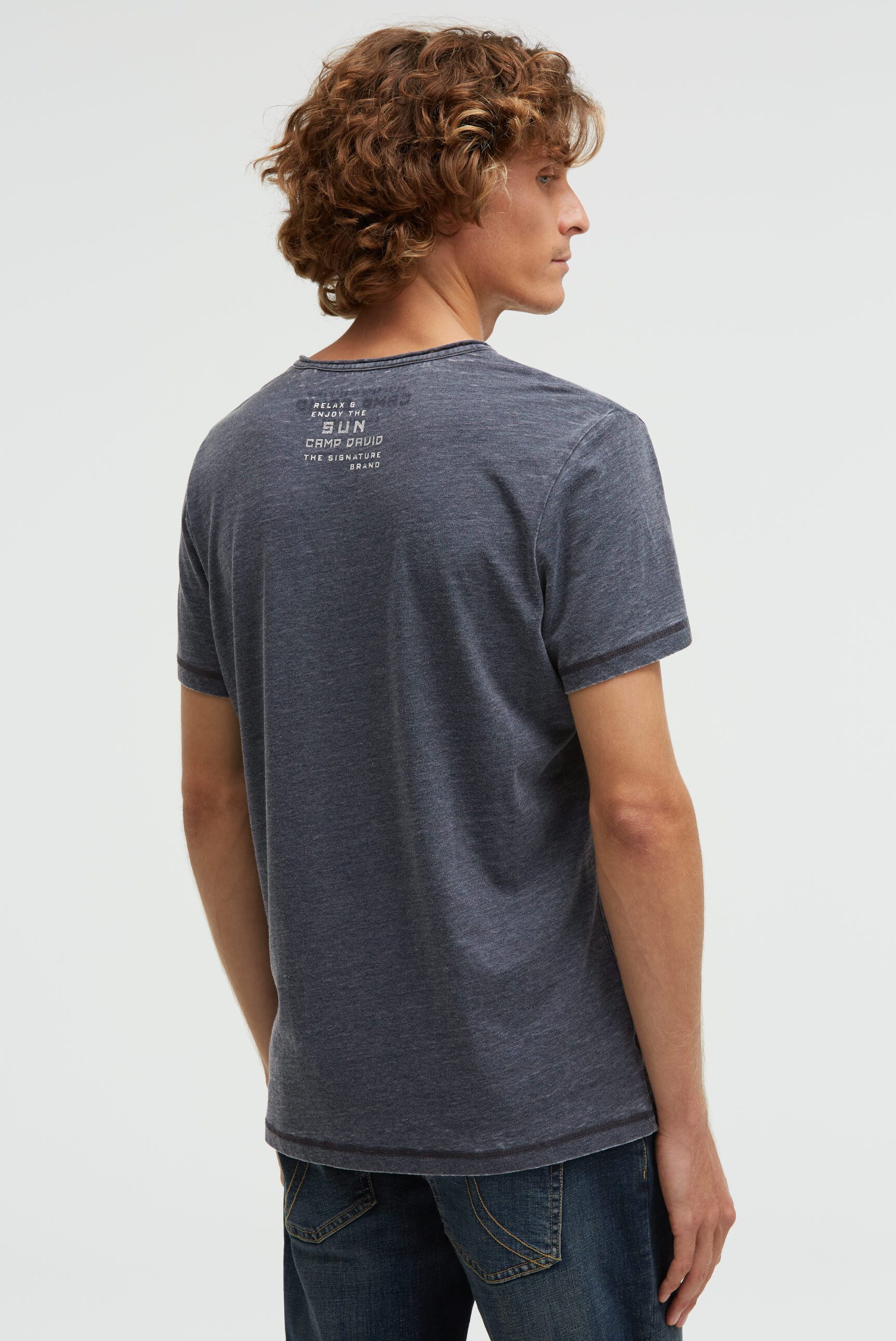 CAMP DAVID Rundhalsshirt mit Baumwolle