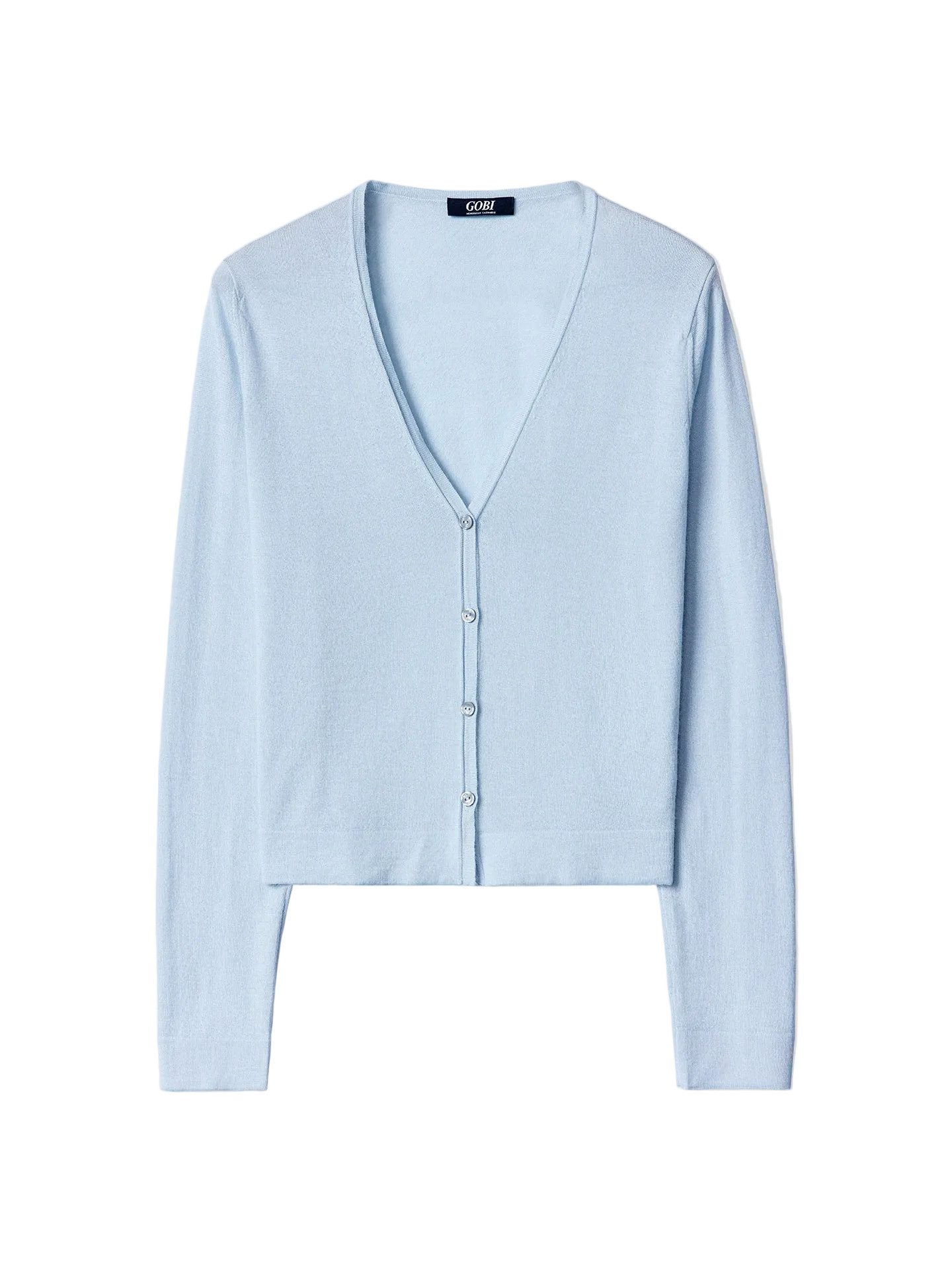 Cardigan Leichte Strickjacke aus Kaschmir-Seide