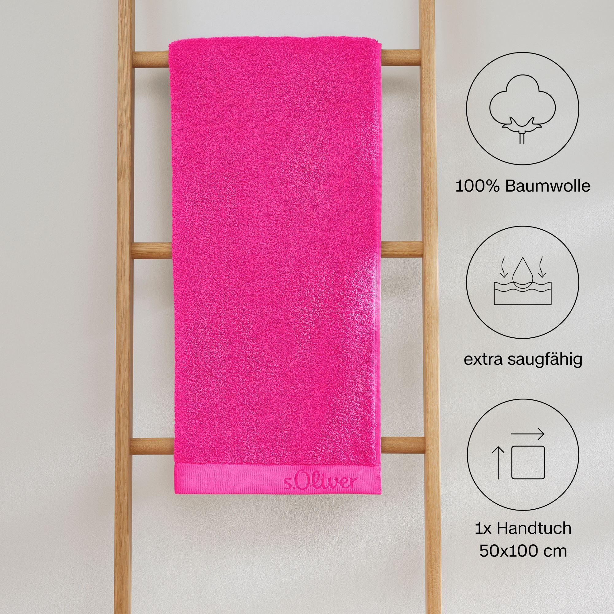 s.Oliver Handtuch s. Oliver Handtuch, Walkfrottier günstig online kaufen