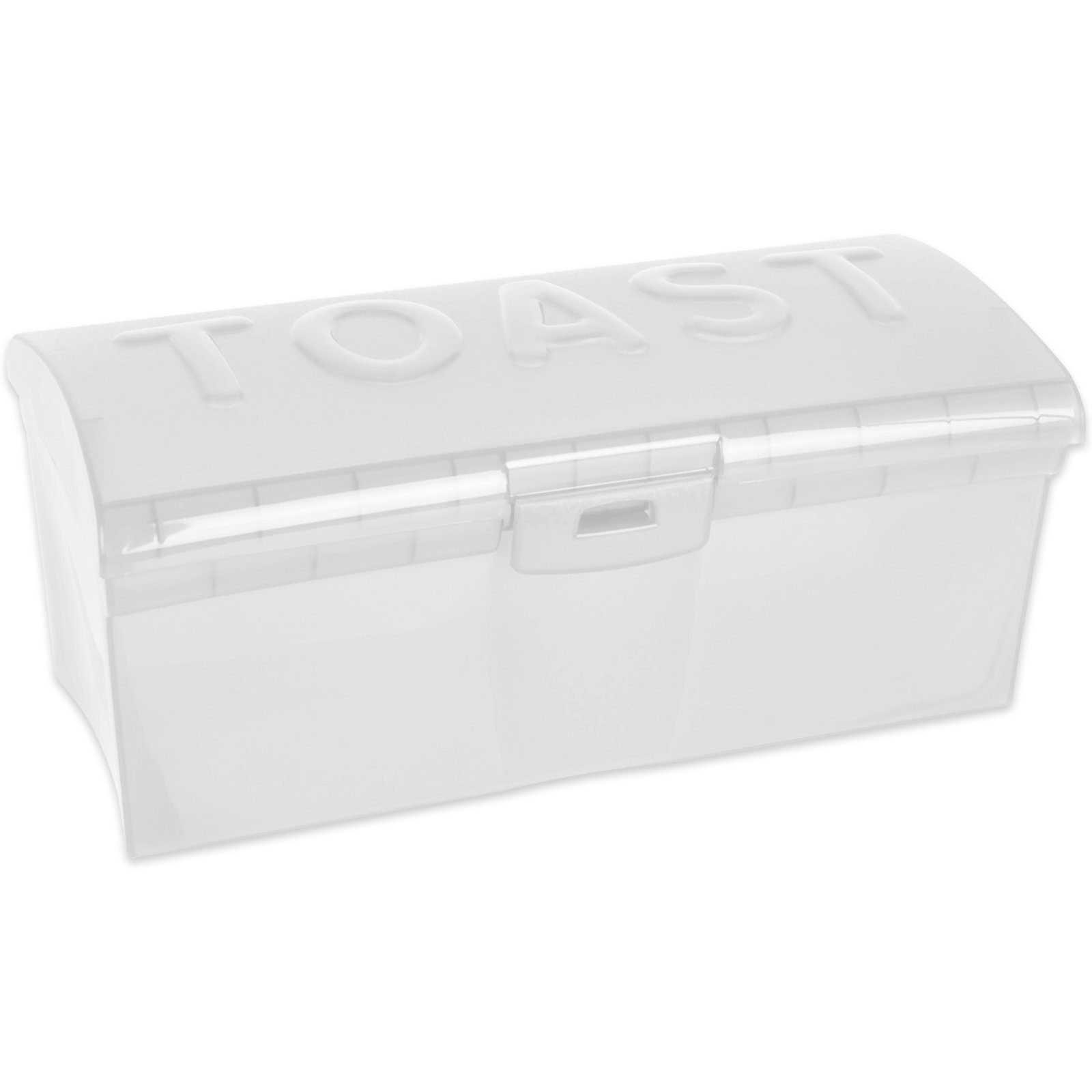 Koopman Brotkasten Toastbrotbox mit Weiß Brotaufbewahrungsbox Farbwahl Aufbewahrungsbox, Schwarz Lunchbox Lebensmittelbox Snackbox Frischhaltedose