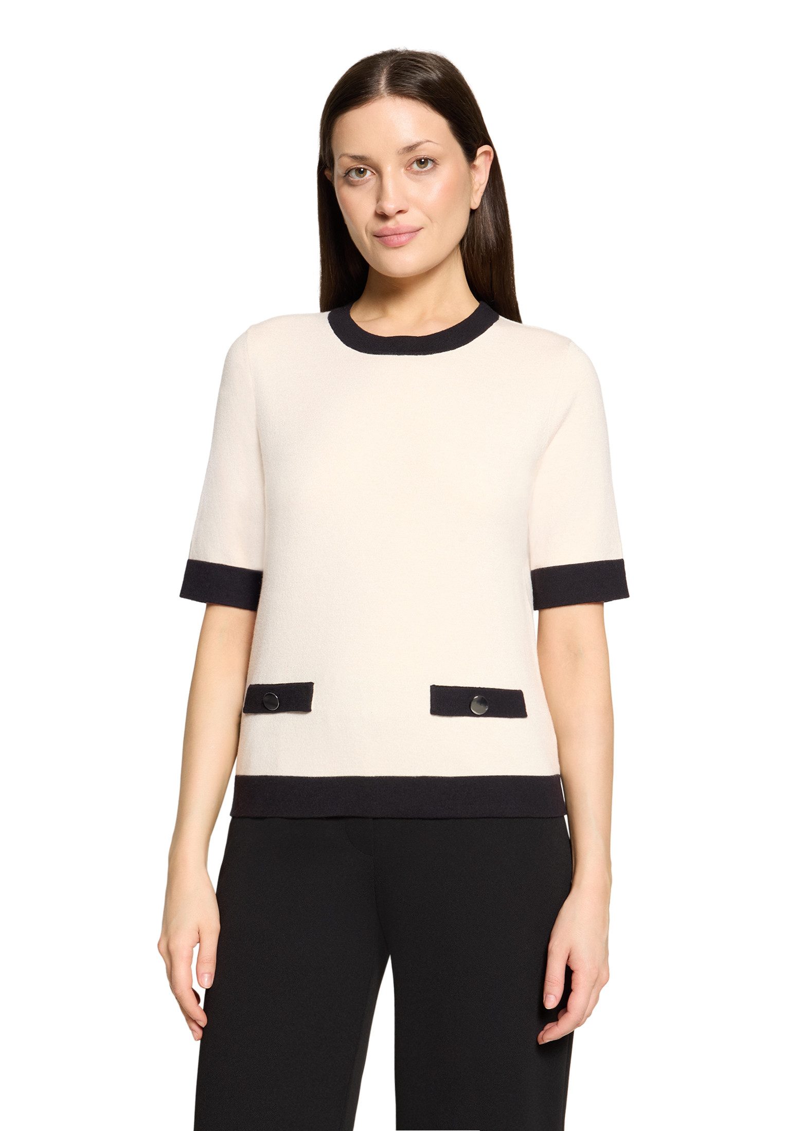 Kurzarmshirt Damen mit Taschen