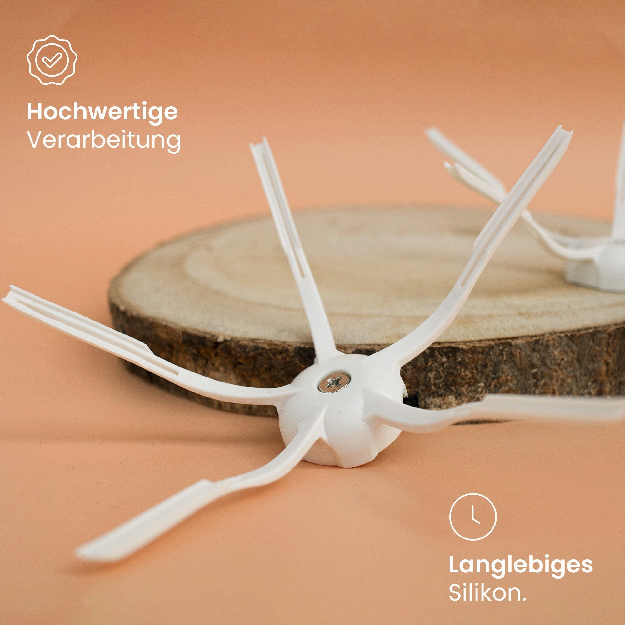 für BiOHY Zubehör alle Seitenbürste S7, Roborock S5 S6 & Weiß / Modelle (2-tlg) S7, S7 für Zubehör-Set Saugroboter