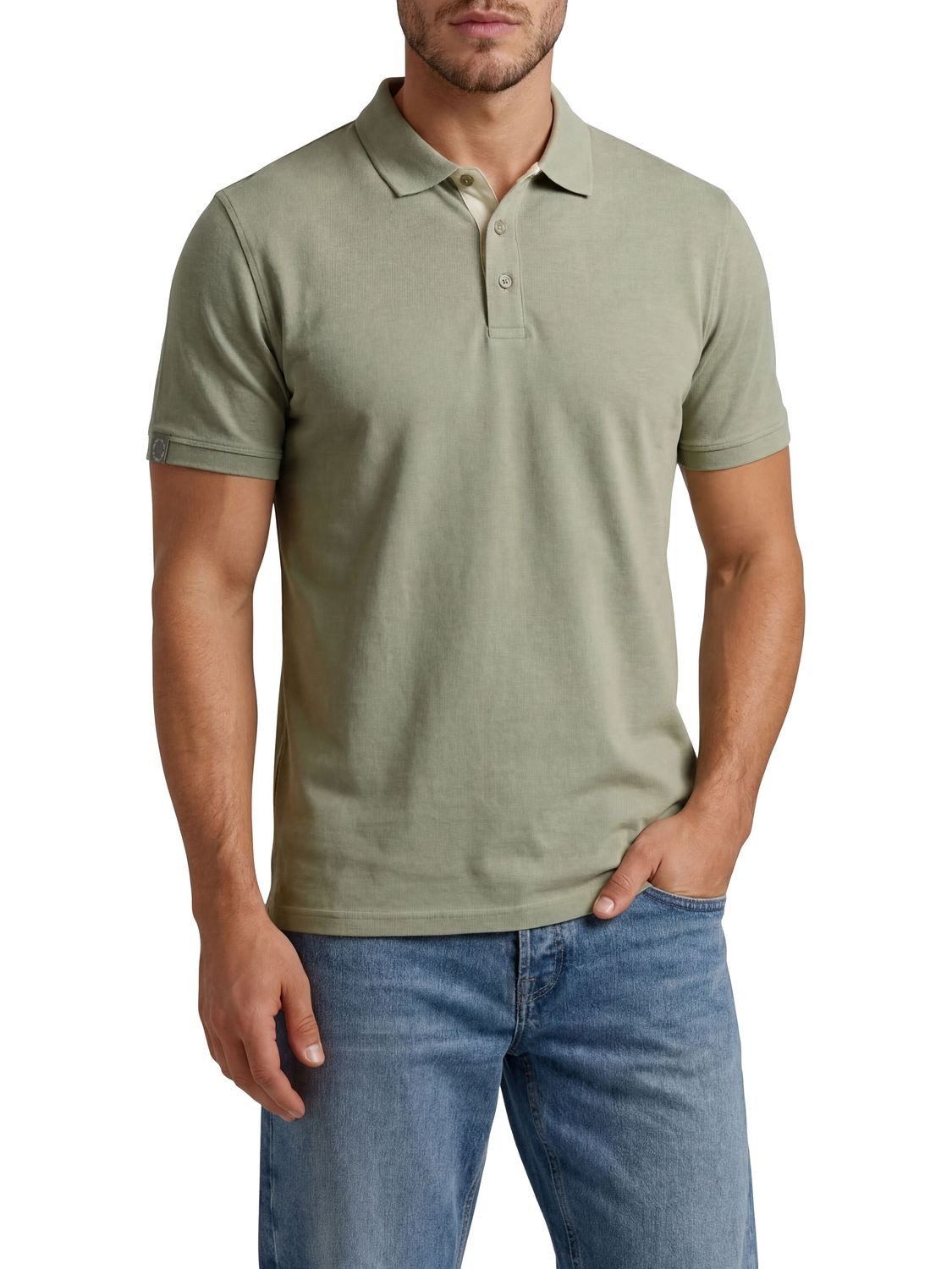 DENIMFY Poloshirt Herren Polohemd DFRay 3er Pack Regular Fit (Vorteilspack, 3-tlg) Basic Sommer Shirt aus 100% Baumwolle