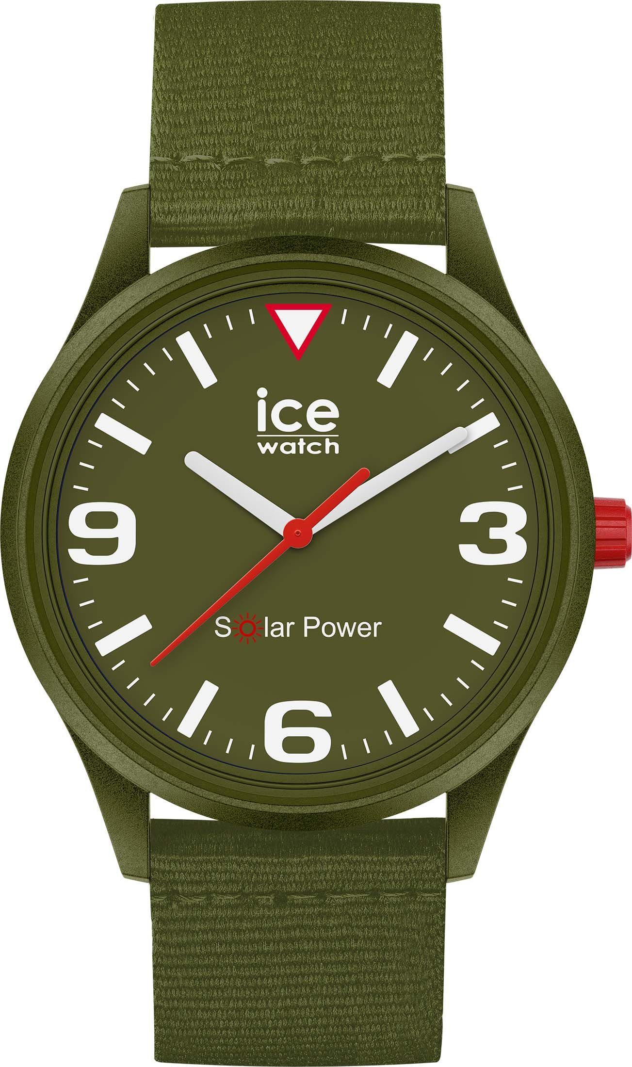 020060 ICE M, ice-watch Solaruhr power solar Khaki tide