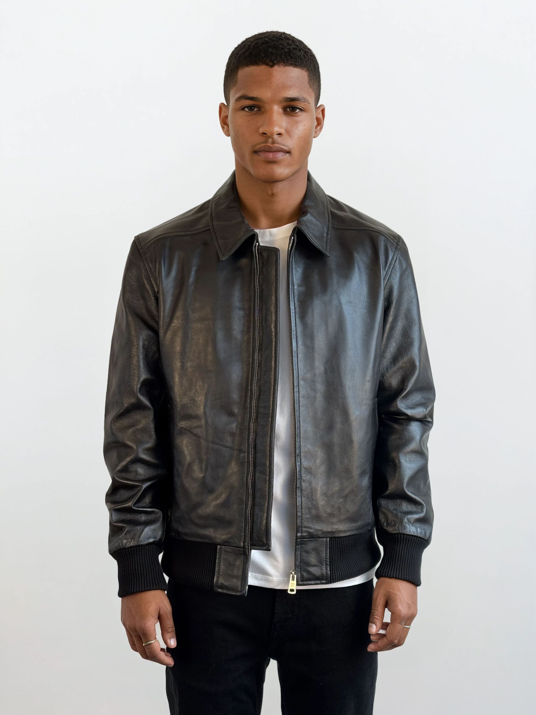 trueprodigy Lederjacke Yeray Lederjacke in Bomberjackenoptik günstig online kaufen