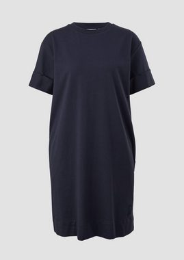 comma casual identity Minikleid Shirtkleid aus Baumwolle Label-Patch