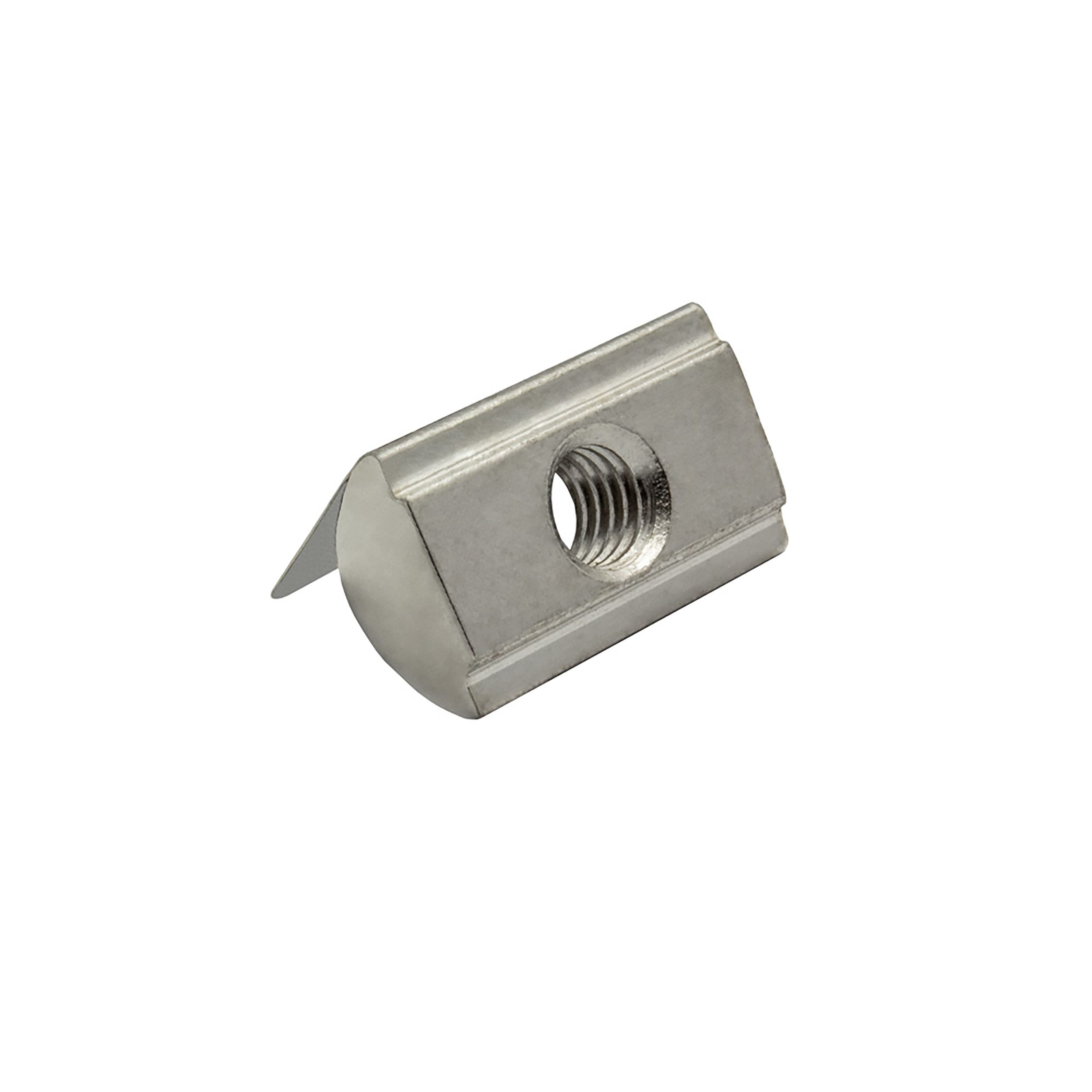 KLAK Profil KLAK 30 - Nutenstein mit Federblech M6 Nut 8 für Aluprofil 30-er (10-St)