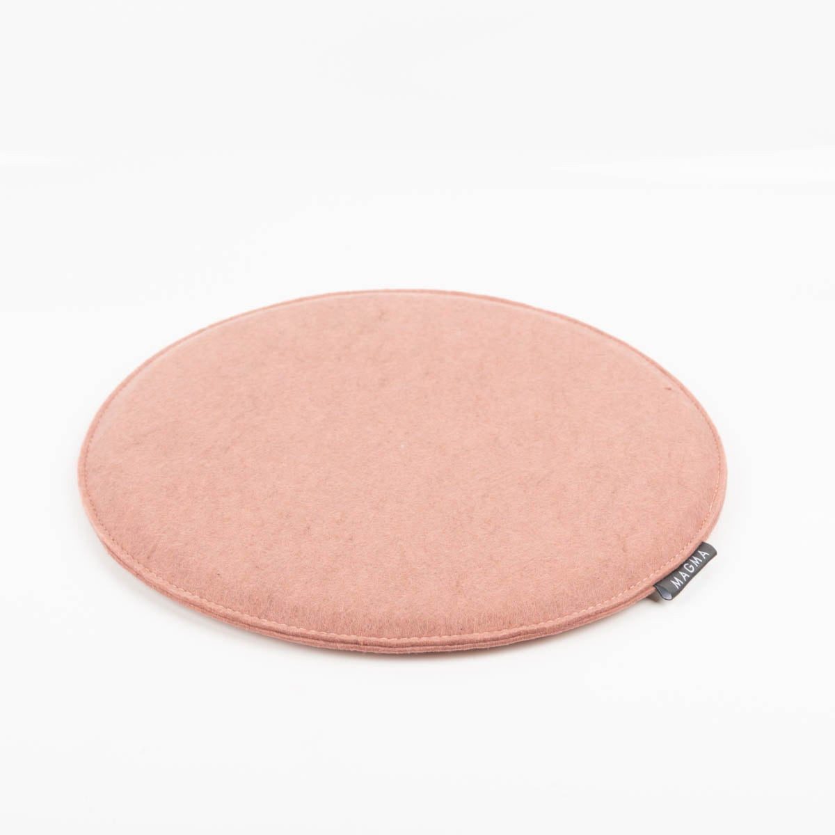 SCHÖNER LEBEN. Stuhlkissen Magma Stuhlkissen AVARO Filz rund altrosa 35x2cm
