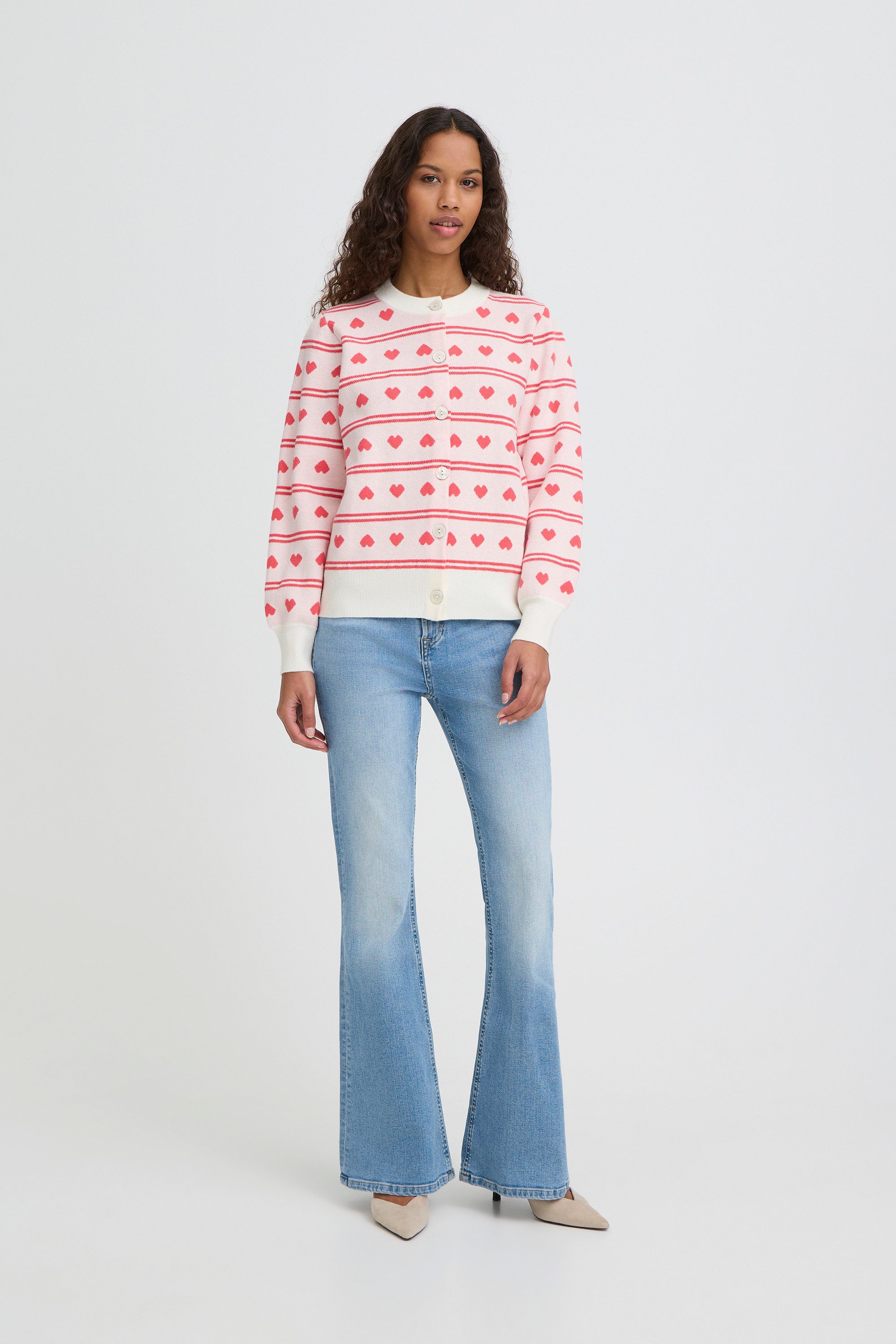 ICHI Cardigan Langarm IHBRIELLE