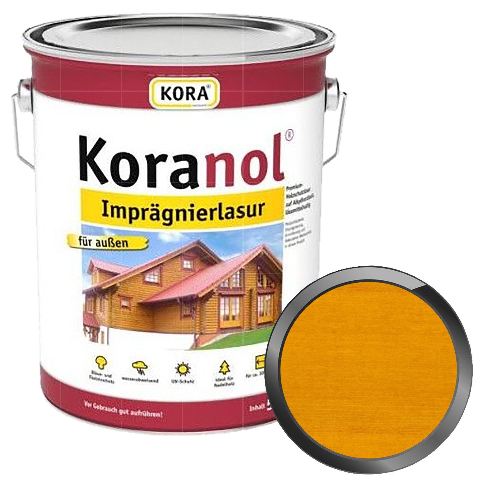 KORA Holzgrundierung KORANOL IMPRÄGNIERLASUR - 5 LTR