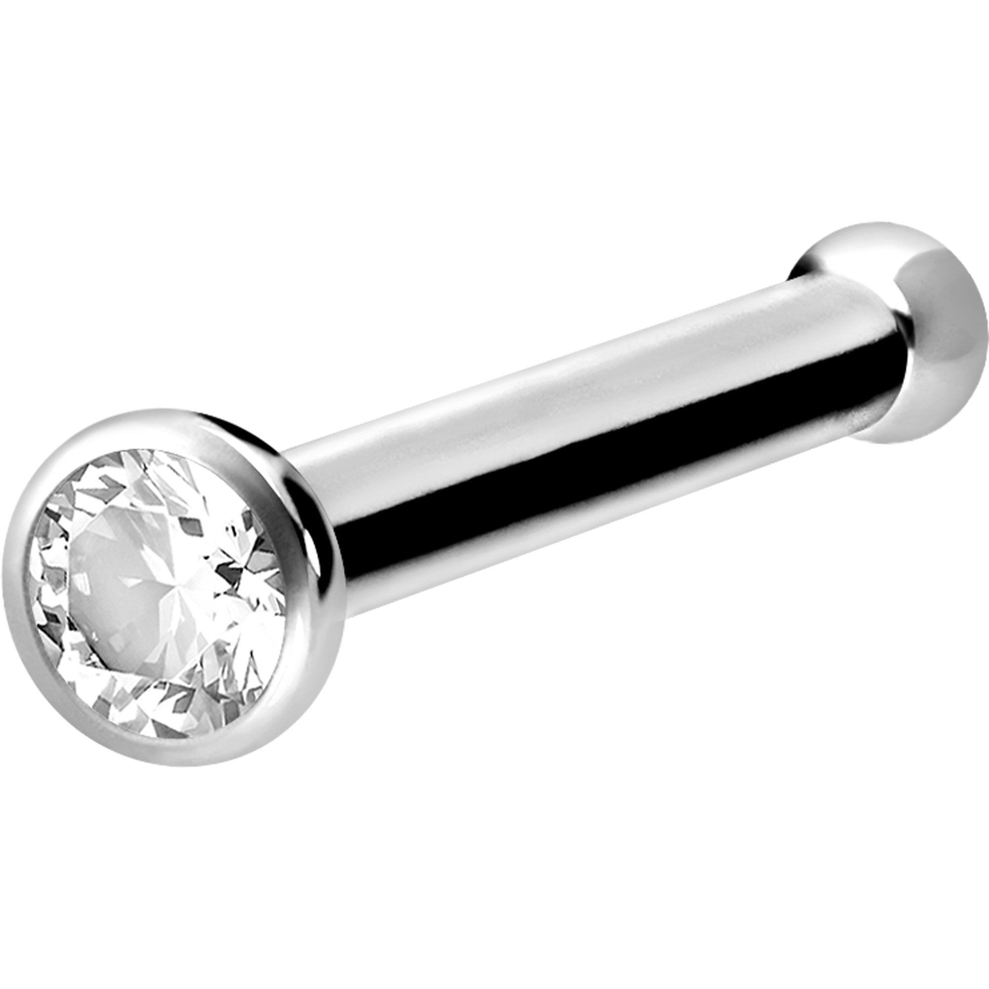 PIERCINGLINE Nasenpiercing Chirurgenstahl Nasenstecker Pin KRISTALL (Nasenstecker, 1-tlg)