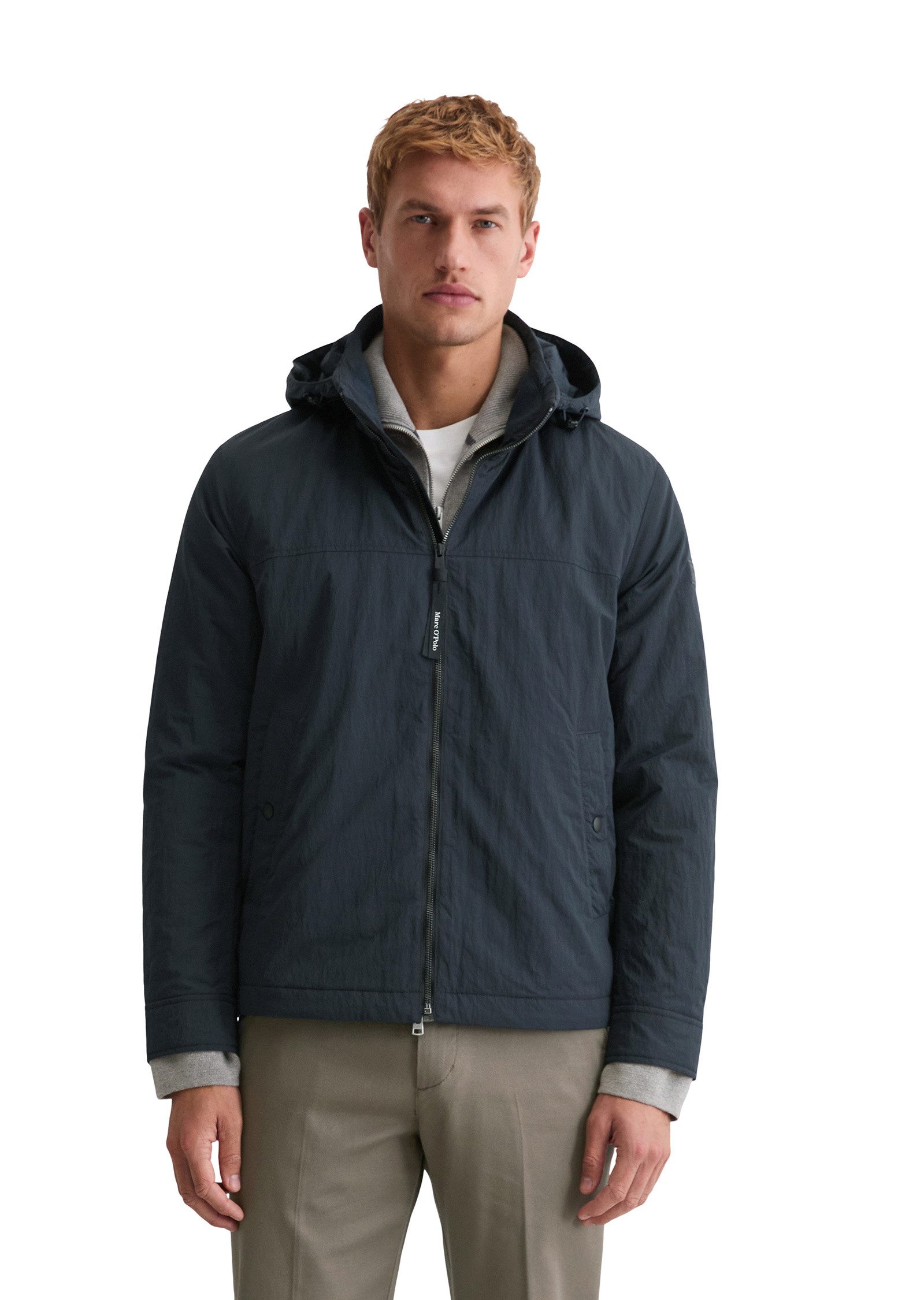 Marc O'Polo Outdoorjacke mit abnehmbarer Kapuze