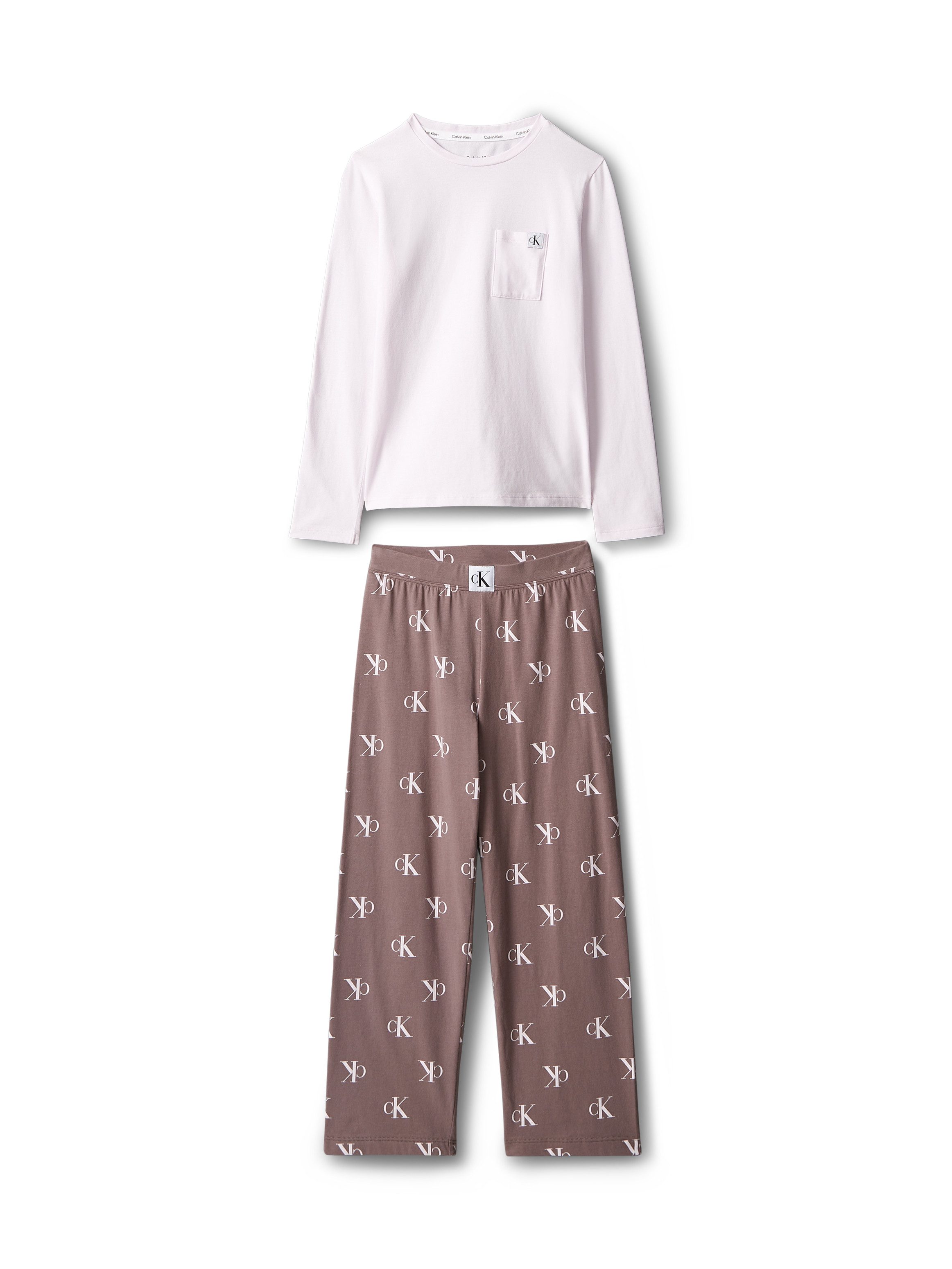 Calvin Klein Underwear Schlafanzug KNIT PJ SET Regular fit für Kinder