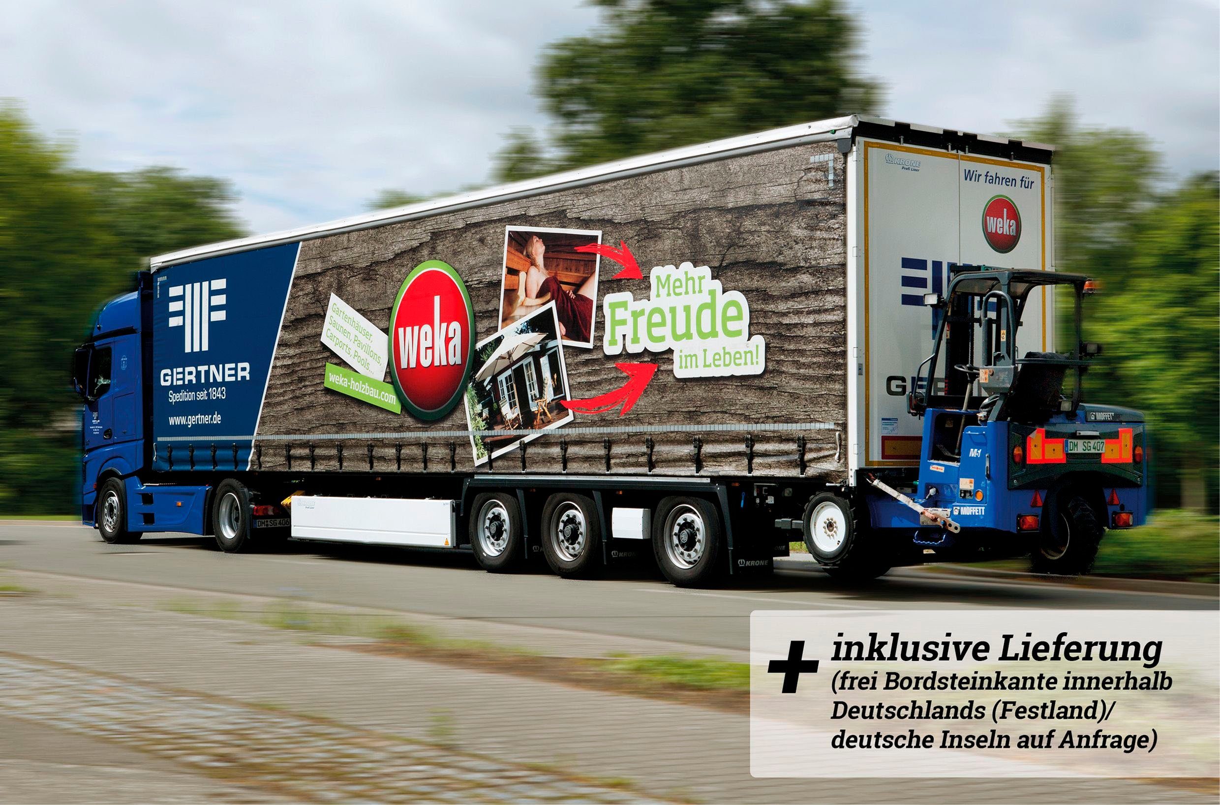 weka Gartenhaus Cubilis 4.0 grau, BxT: 518x421 cm