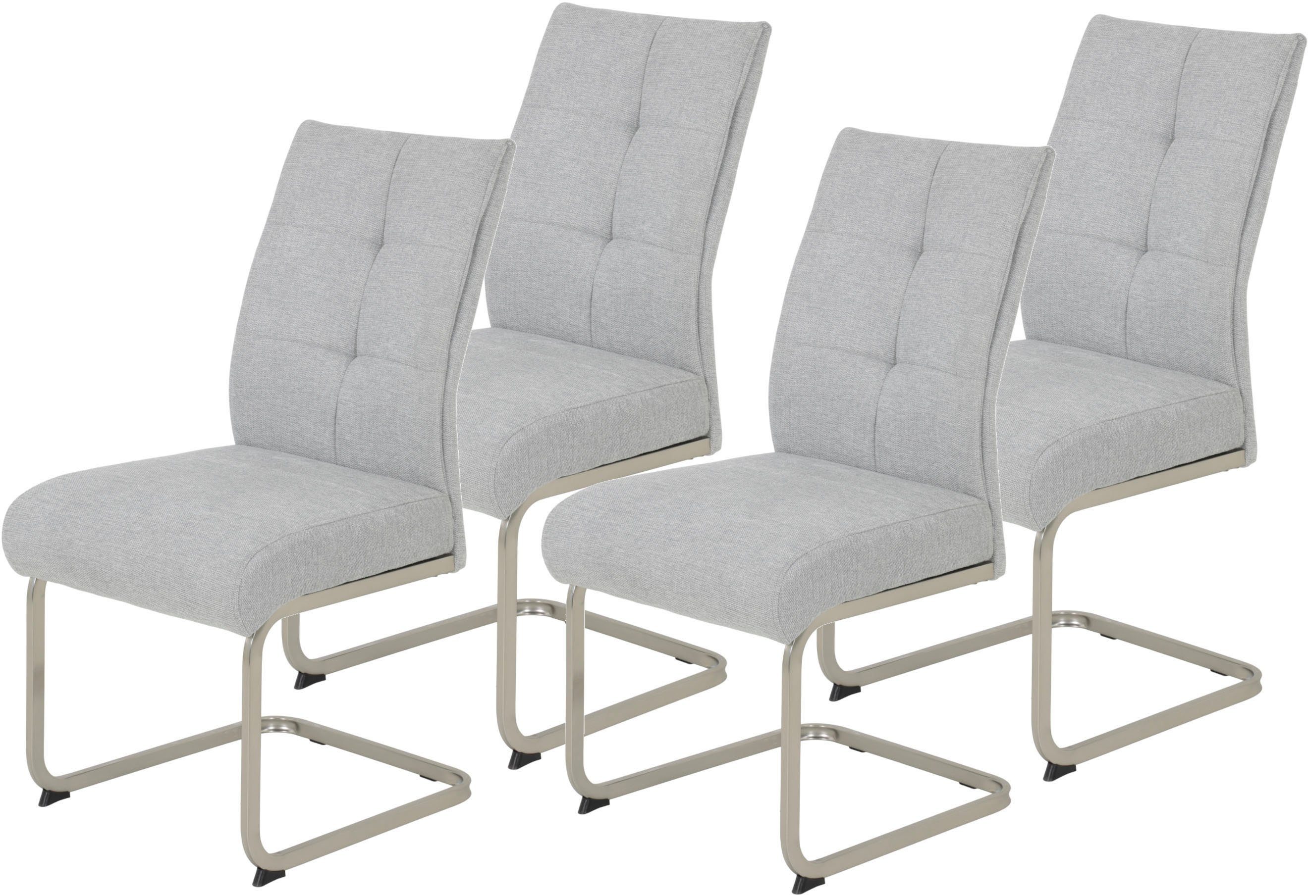 HELA Freischwinger Ines (Set, 4 St), bequeme Sitzbreite und Federkern Polst günstig online kaufen