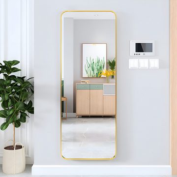 HIYORI Standspiegel Wandspiegel Ganzkörperspiegel 45*155cm - Wand- und Standspiege, für Schlafzimmer Spiegel Stehend Mirrors