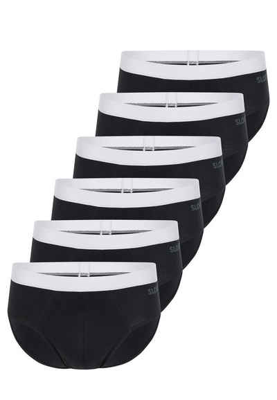 sloggi Slip 6er Pack men GO ABC 2.0 (Spar-Set, 6-St) Slip / Unterhose - Baumwolle - Ohne Eingriff -