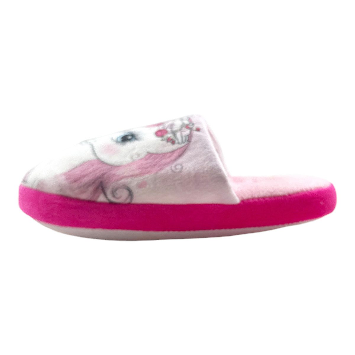 WS-Trend Süßes Einhorn Unicorn Mädchen Kinder Hausschuhe Pantoffeln Pantoffel Gr. 26 bis 32