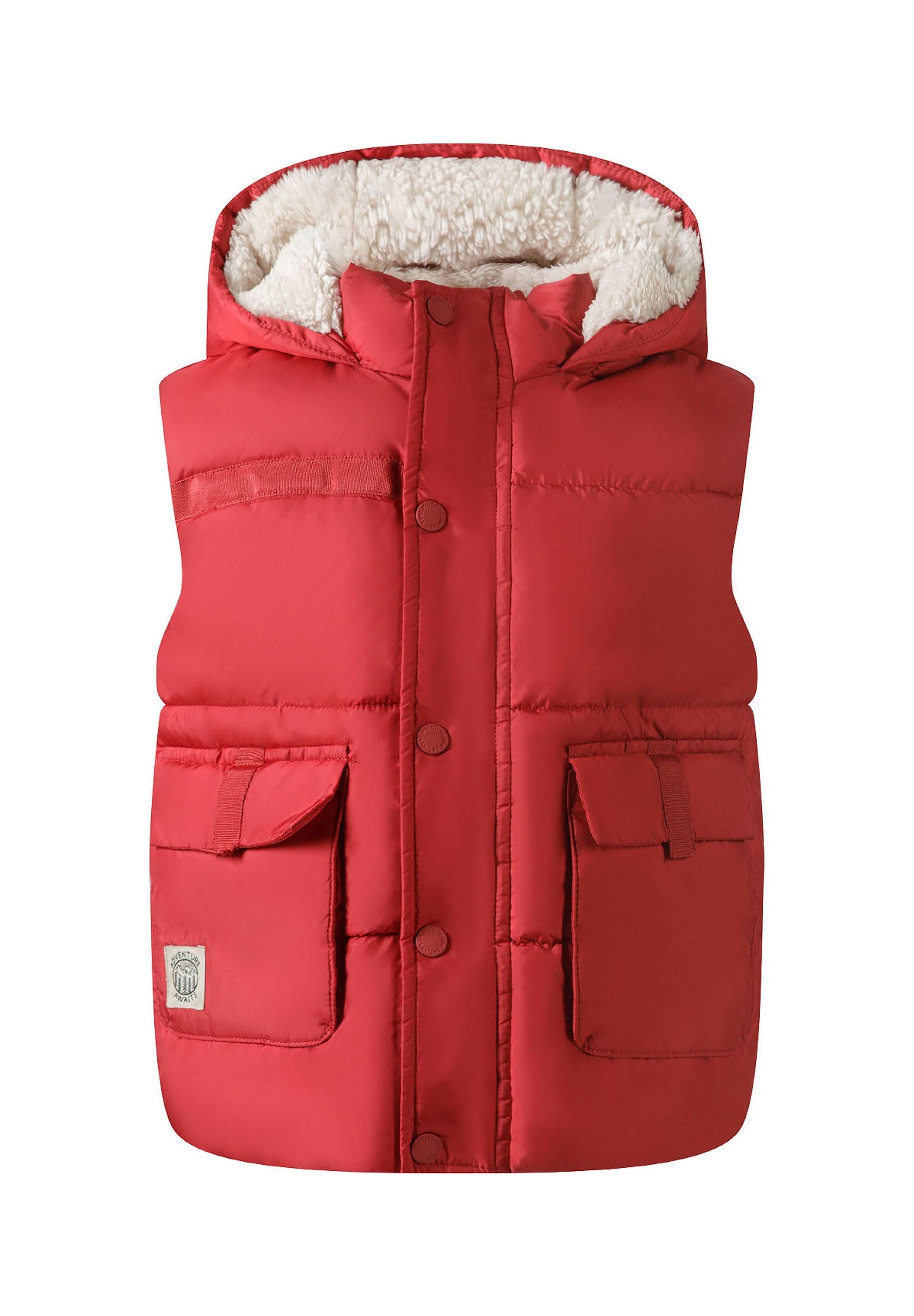 MINOTI Steppweste für Jungen mit Kapuze Teddyfleece-Futter