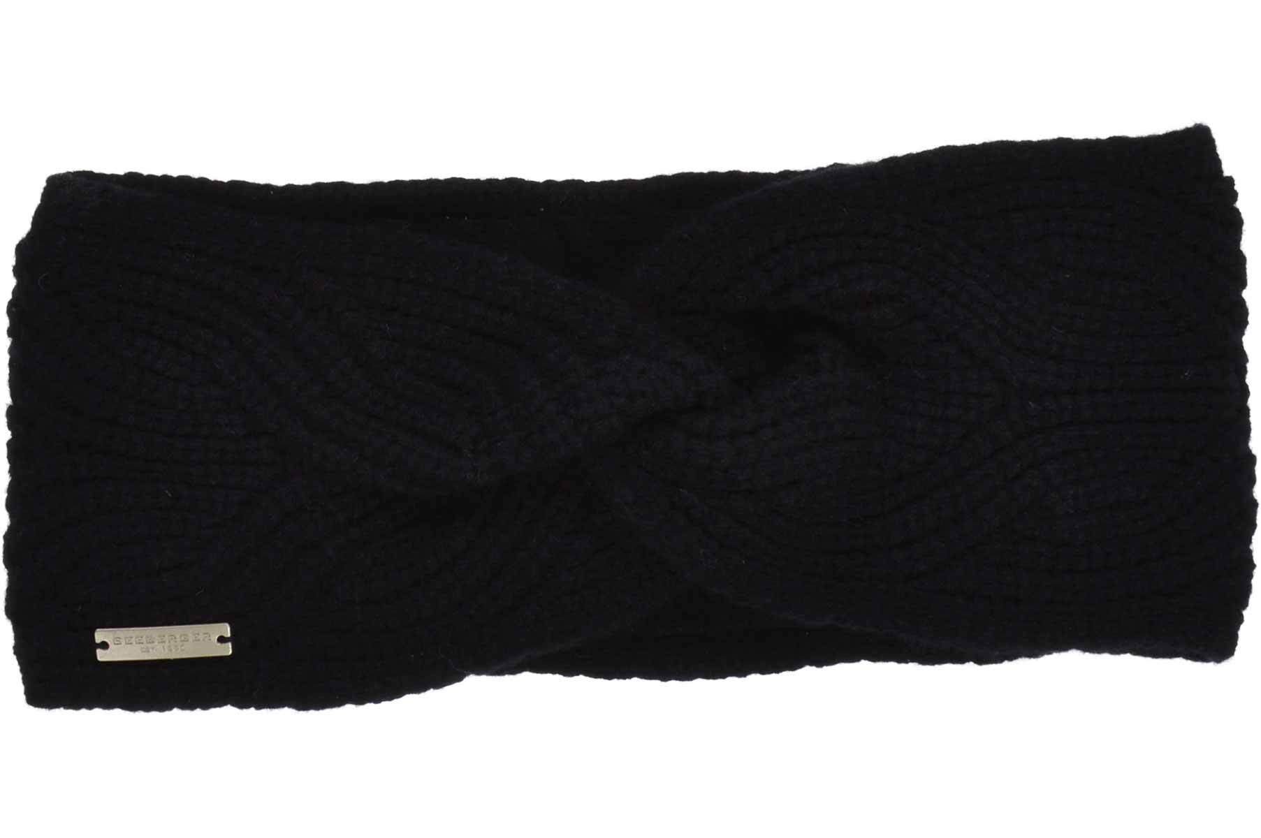 Seeberger Stirnband Stirnband mit Zopfmuster in 100% Merinowolle 19996-0