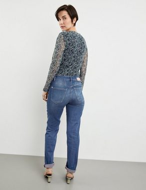 GERRY WEBER Stoffhose Jeans mit Kontrastnähten Perfect4ever